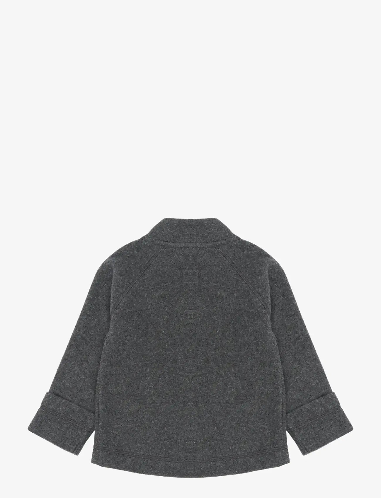 mikk-line - Cotton Fleece Baby Jacket - fleecejackor - anthracite melange - 1