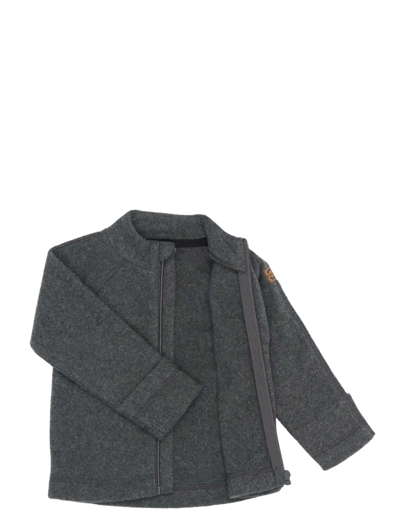 mikk-line - Cotton Fleece Baby Jacket - fleecejackor - anthracite melange - 2