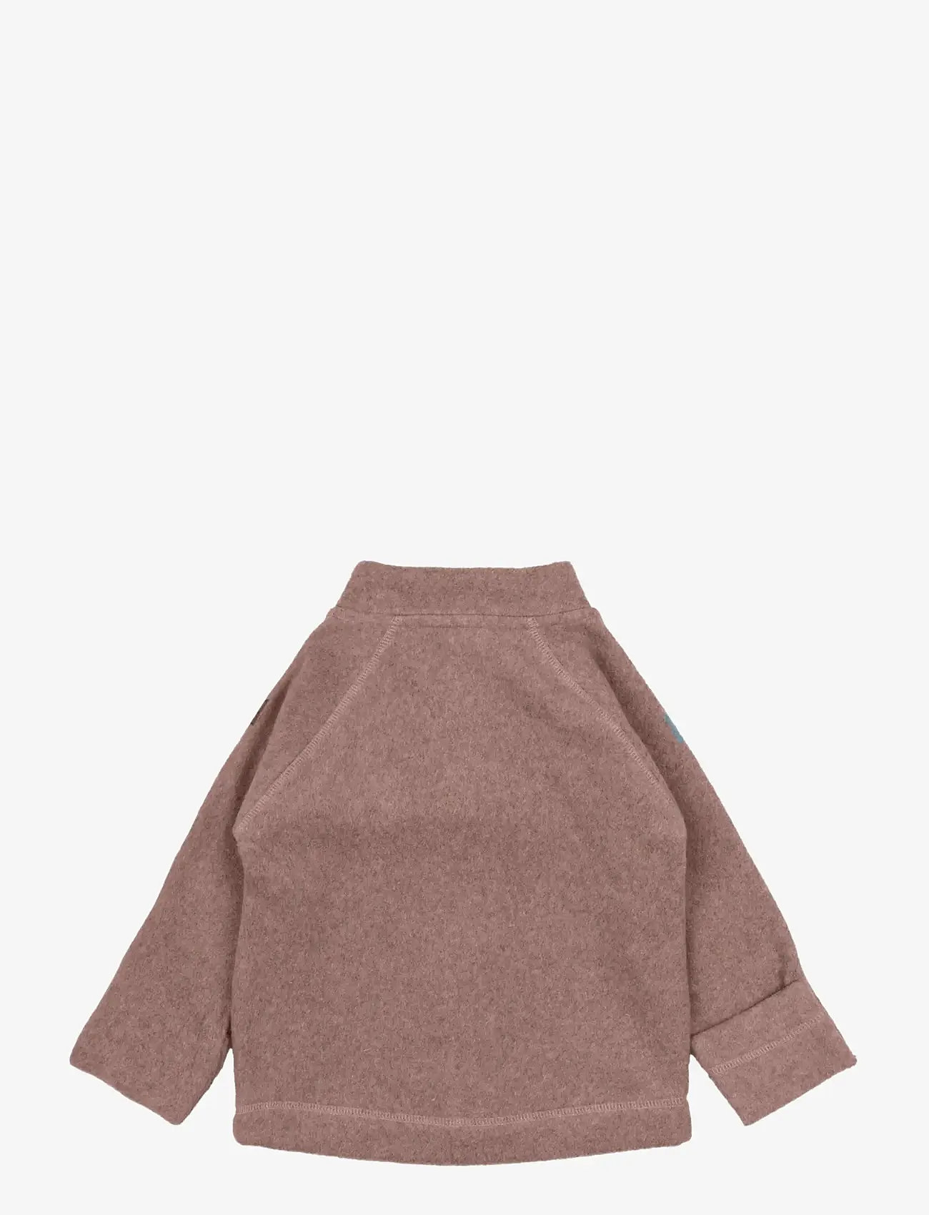 mikk-line - Cotton Fleece Baby Jacket - fleecejakker - burlwood melange - 1