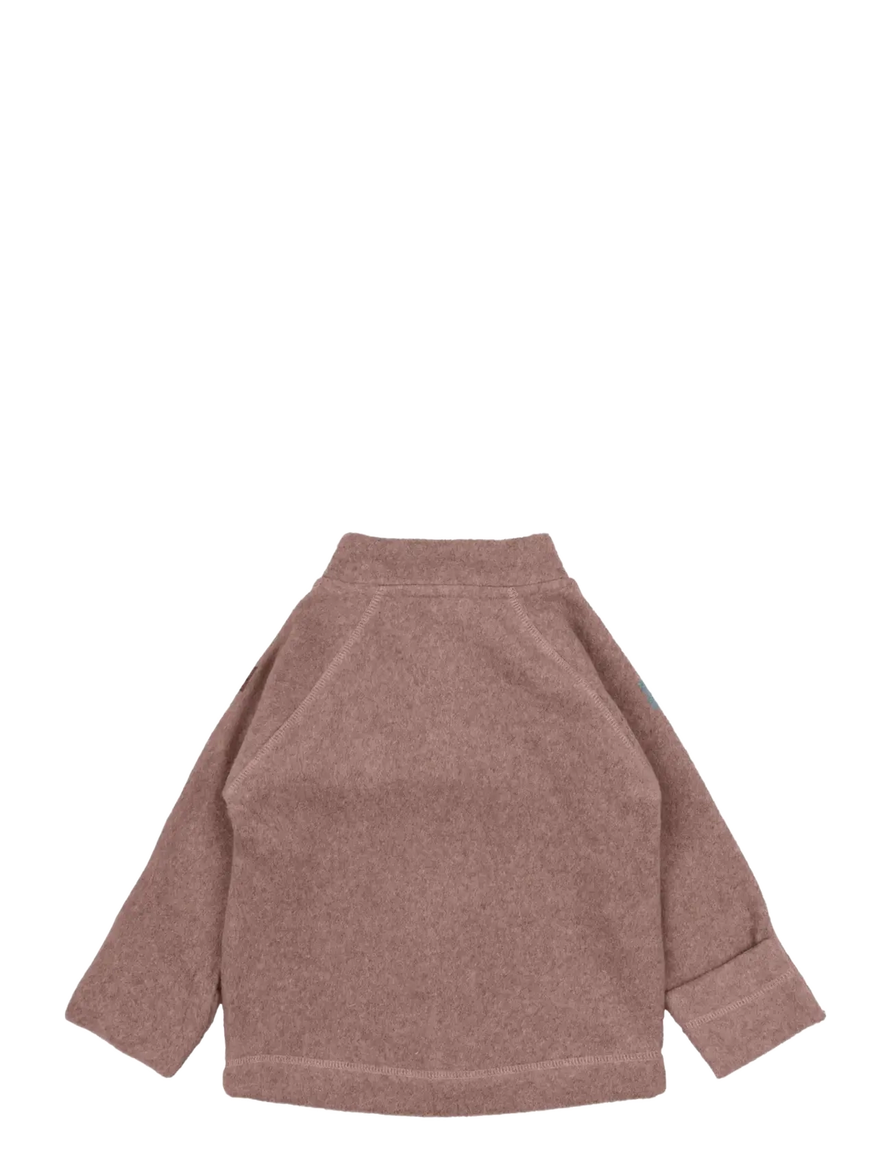 mikk-line - Cotton Fleece Baby Jacket - fleece jackets - burlwood melange - 1