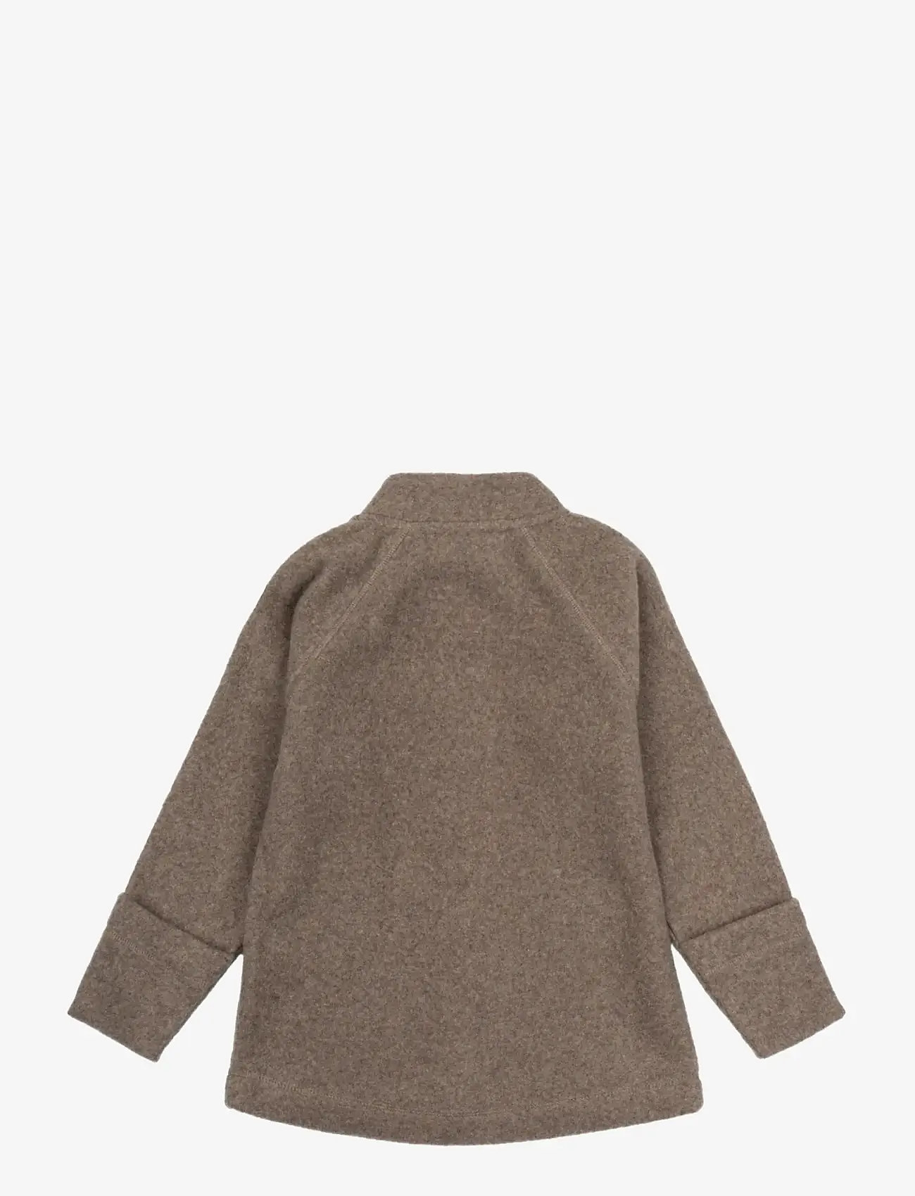 mikk-line - Cotton Fleece Baby Jacket - fleecejacken - melange denver - 1