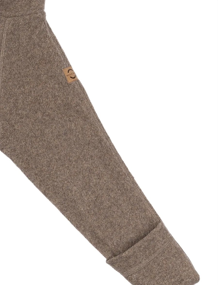 mikk-line - Cotton Fleece Baby Jacket - fliisjakid - melange denver - 2