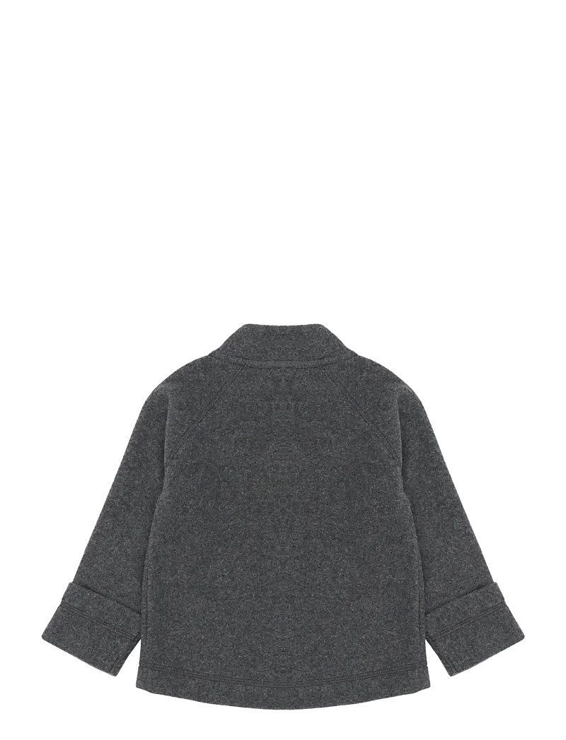 mikk-line - Cotton Fleece Jacket - fleecejacken - anthracite melange - 1