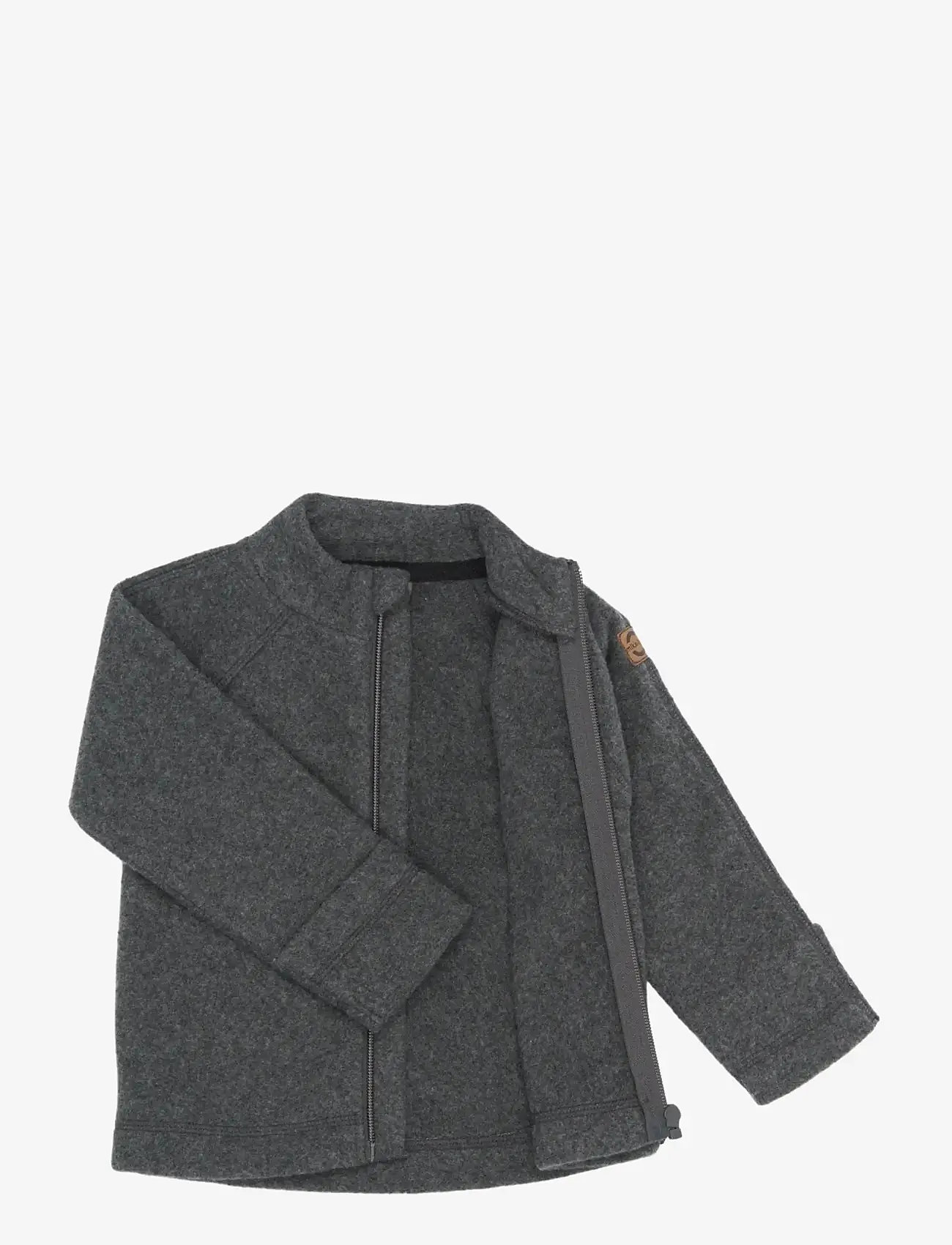 mikk-line - Cotton Fleece Jacket - fleecejacken - anthracite melange - 2