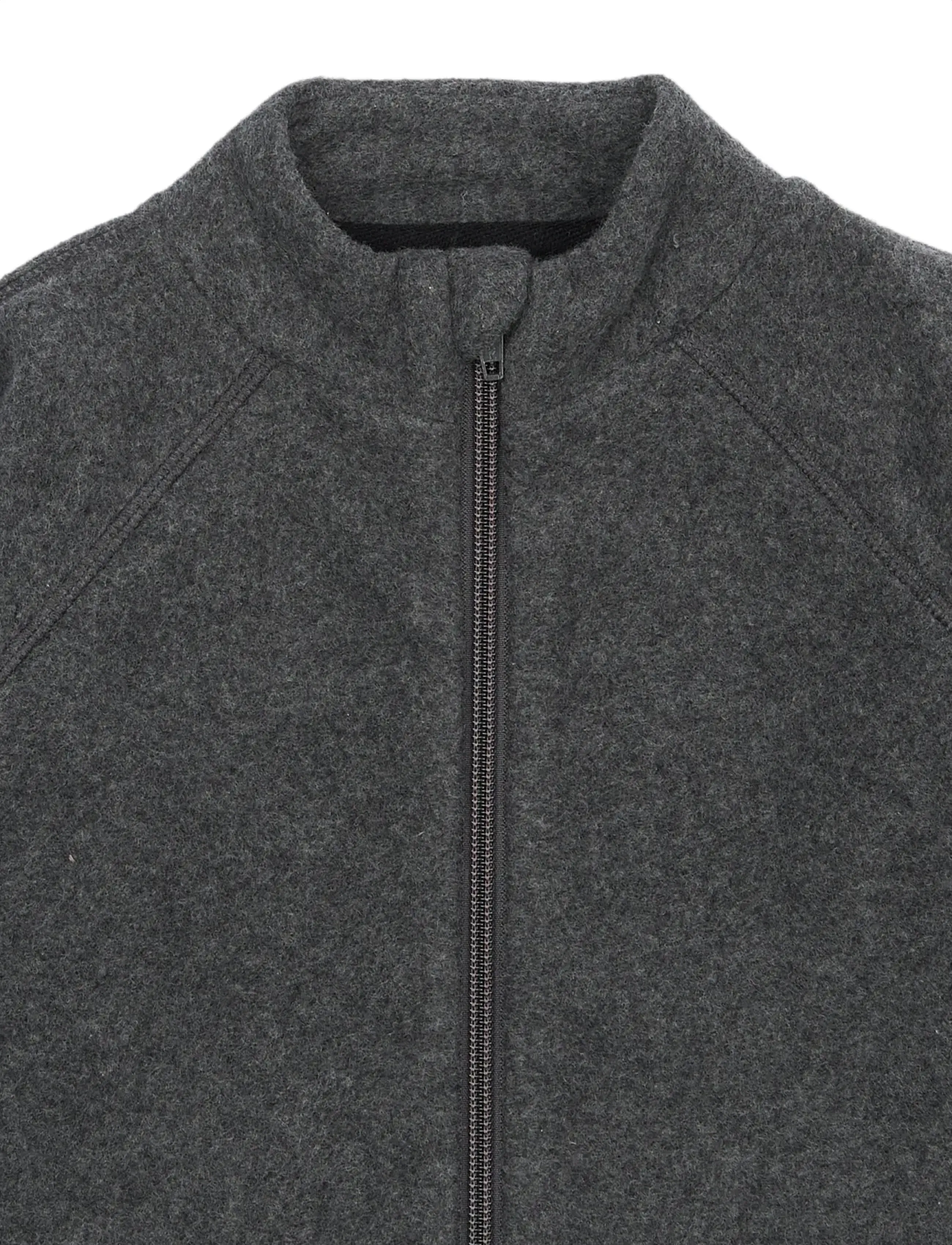 mikk-line - Cotton Fleece Jacket - herbstjacken - anthracite melange - 3