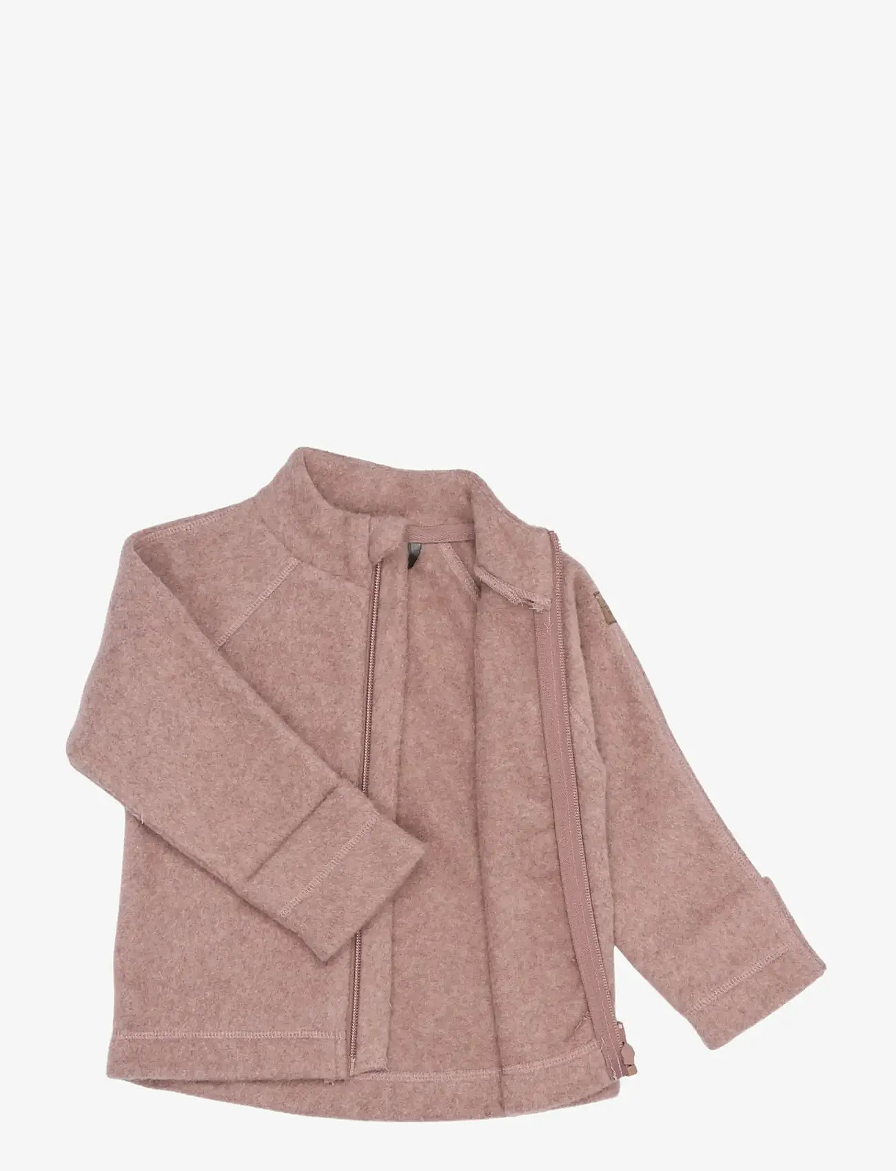 mikk-line - Cotton Fleece Jacket - fleecejackor - burlwood melange - 2