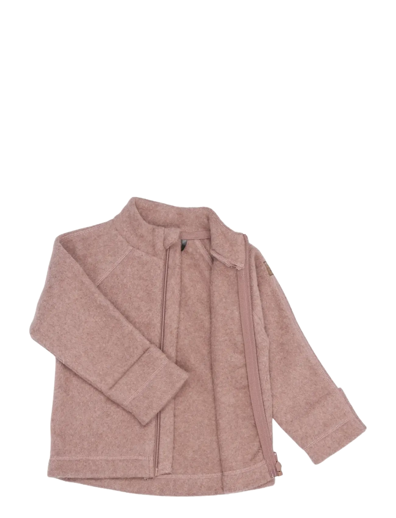 mikk-line - Cotton Fleece Jacket - fleecejacken - burlwood melange - 2