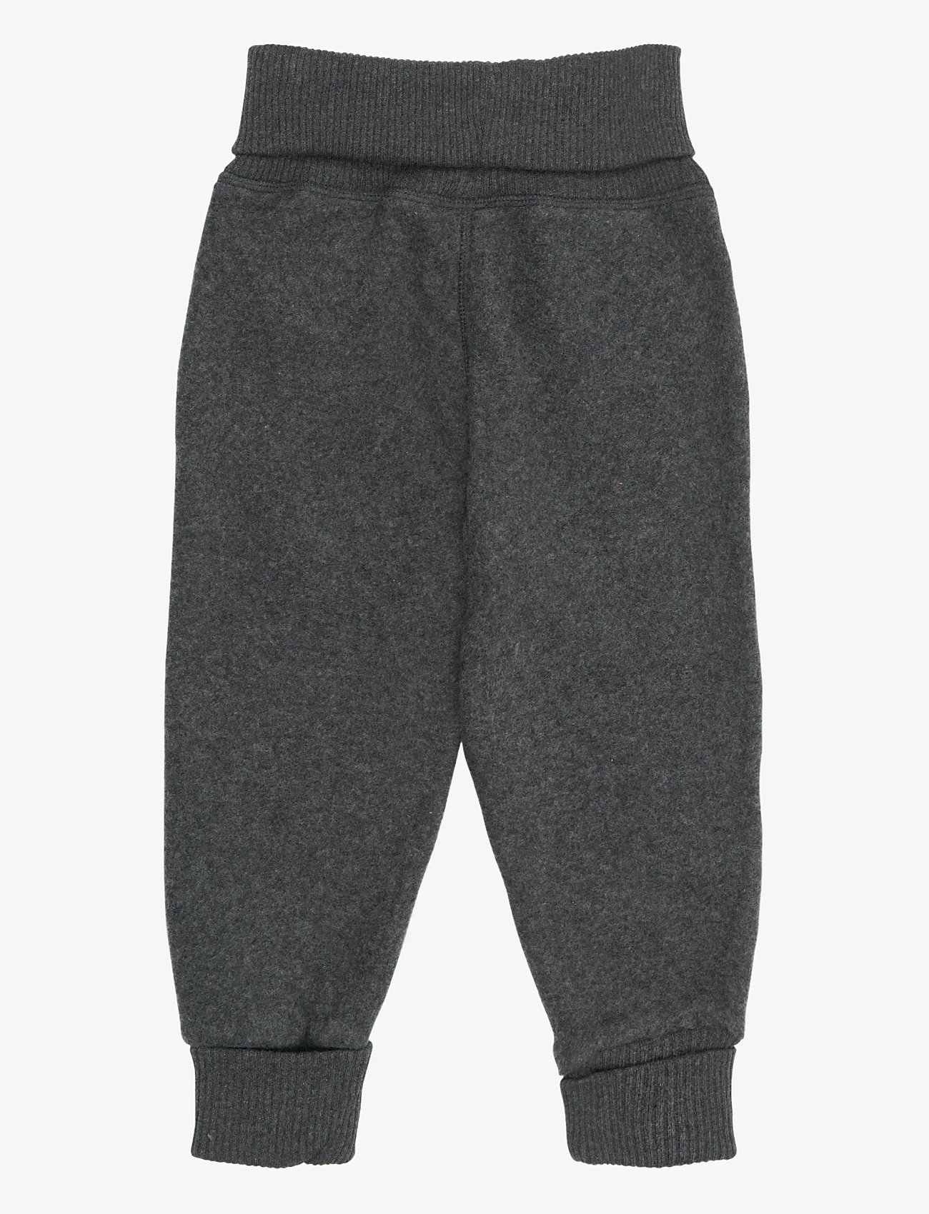 mikk-line - Cotton Fleece Pants - fleecebukser - anthracite melange - 1