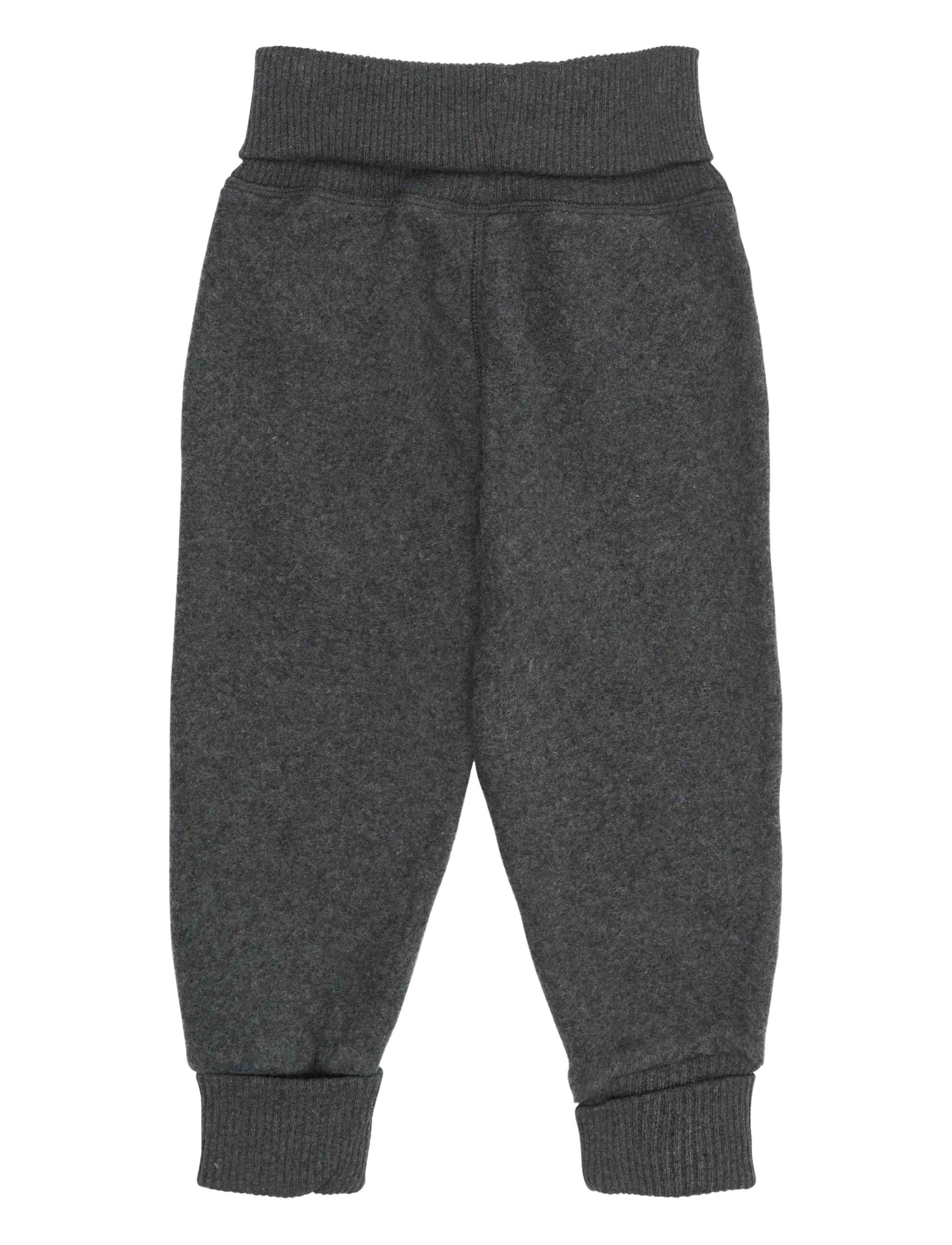 mikk-line - Cotton Fleece Pants - püksid - anthracite melange - 1