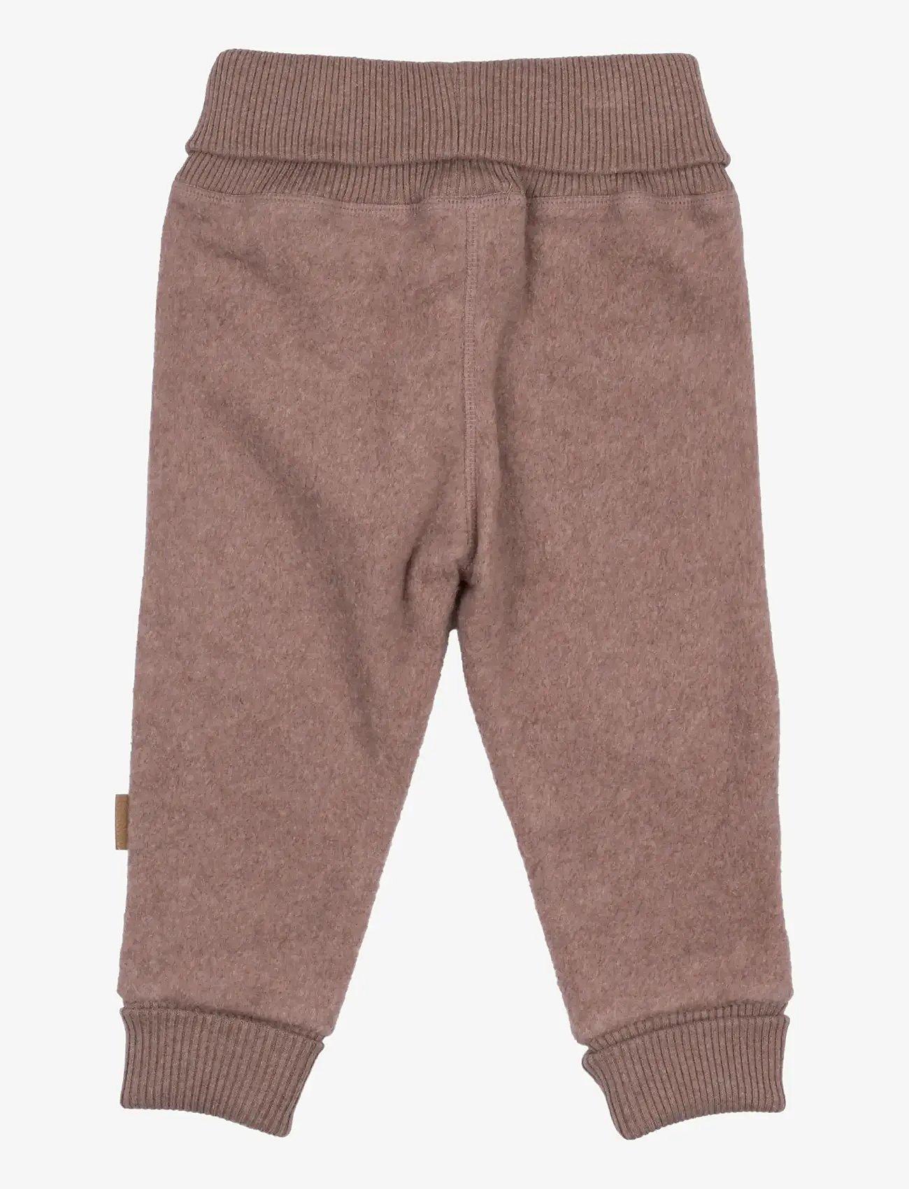 mikk-line - Cotton Fleece Pants - fleecebukser - burlwood melange - 1