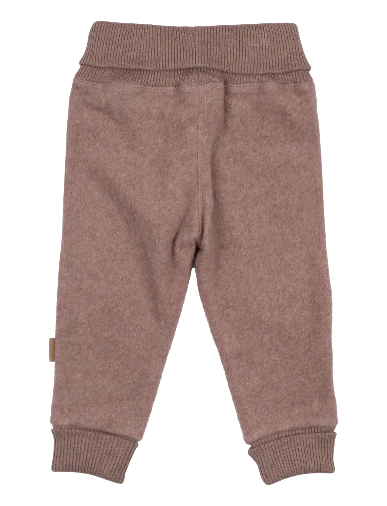 mikk-line - Cotton Fleece Pants - fleece trousers - burlwood melange - 1