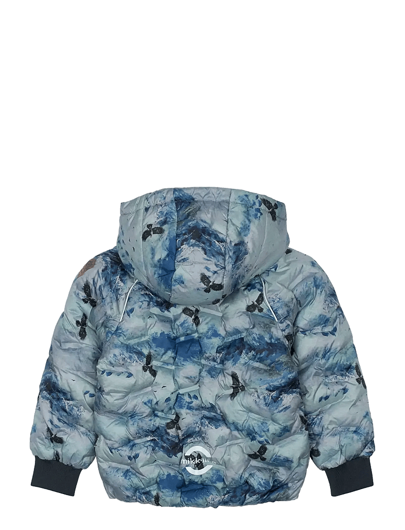 mikk-line - Puffer Jacket Aop Rec. - vinterjackor - blue nights - 1