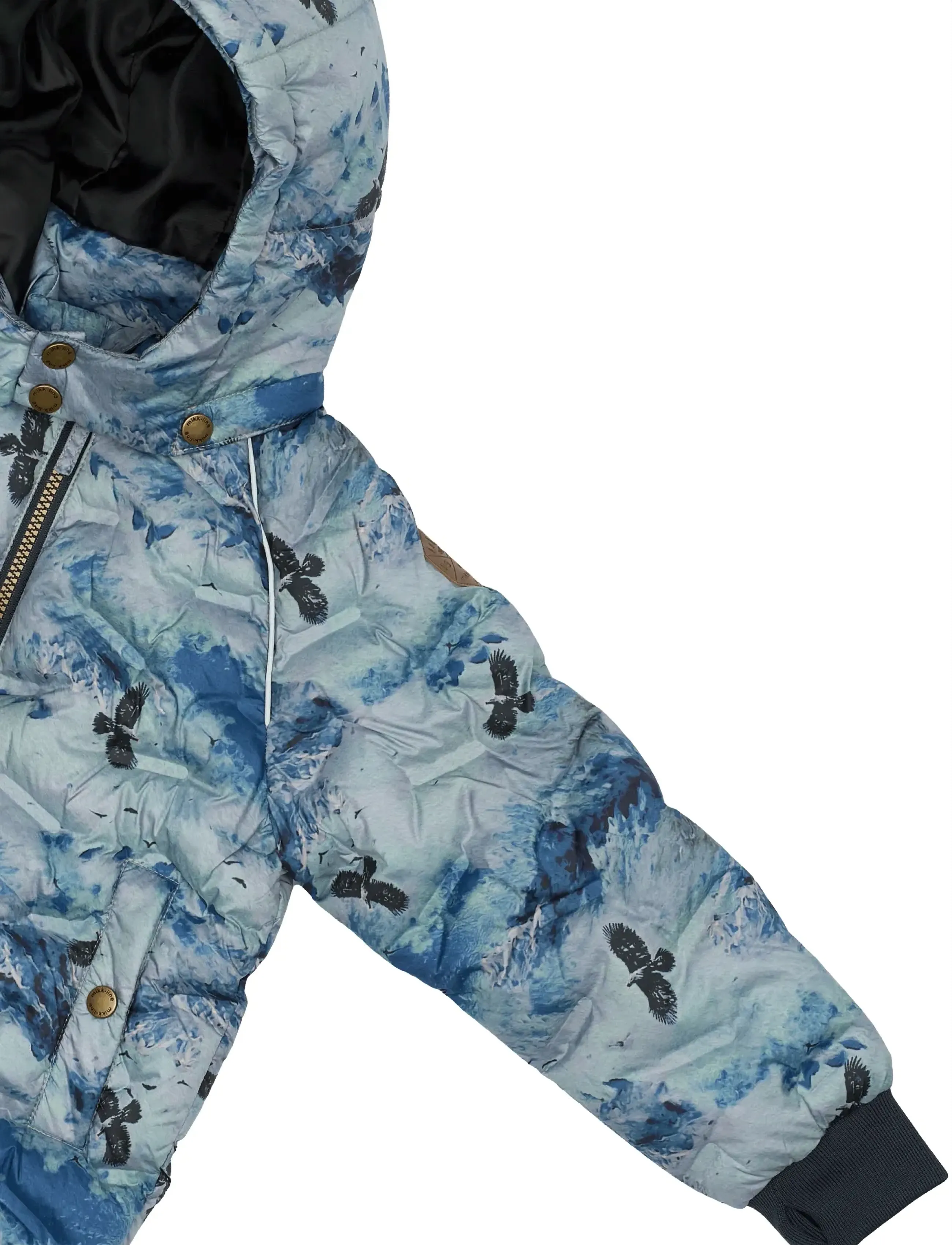 mikk-line - Puffer Jacket Aop - dunjakker & forede jakker - blue nights - 4