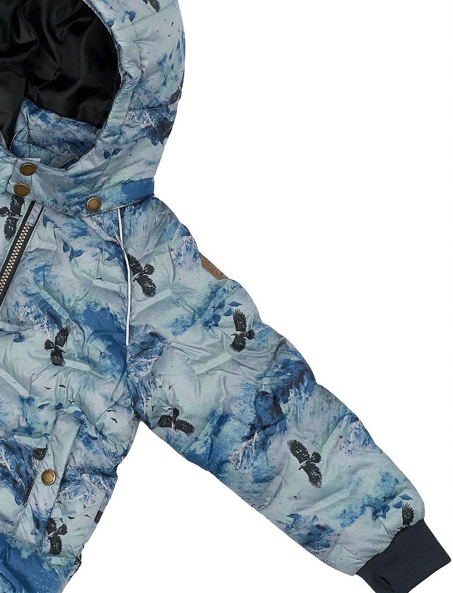 mikk-line - Puffer Jacket Aop - vinterjakker - blue nights - 4