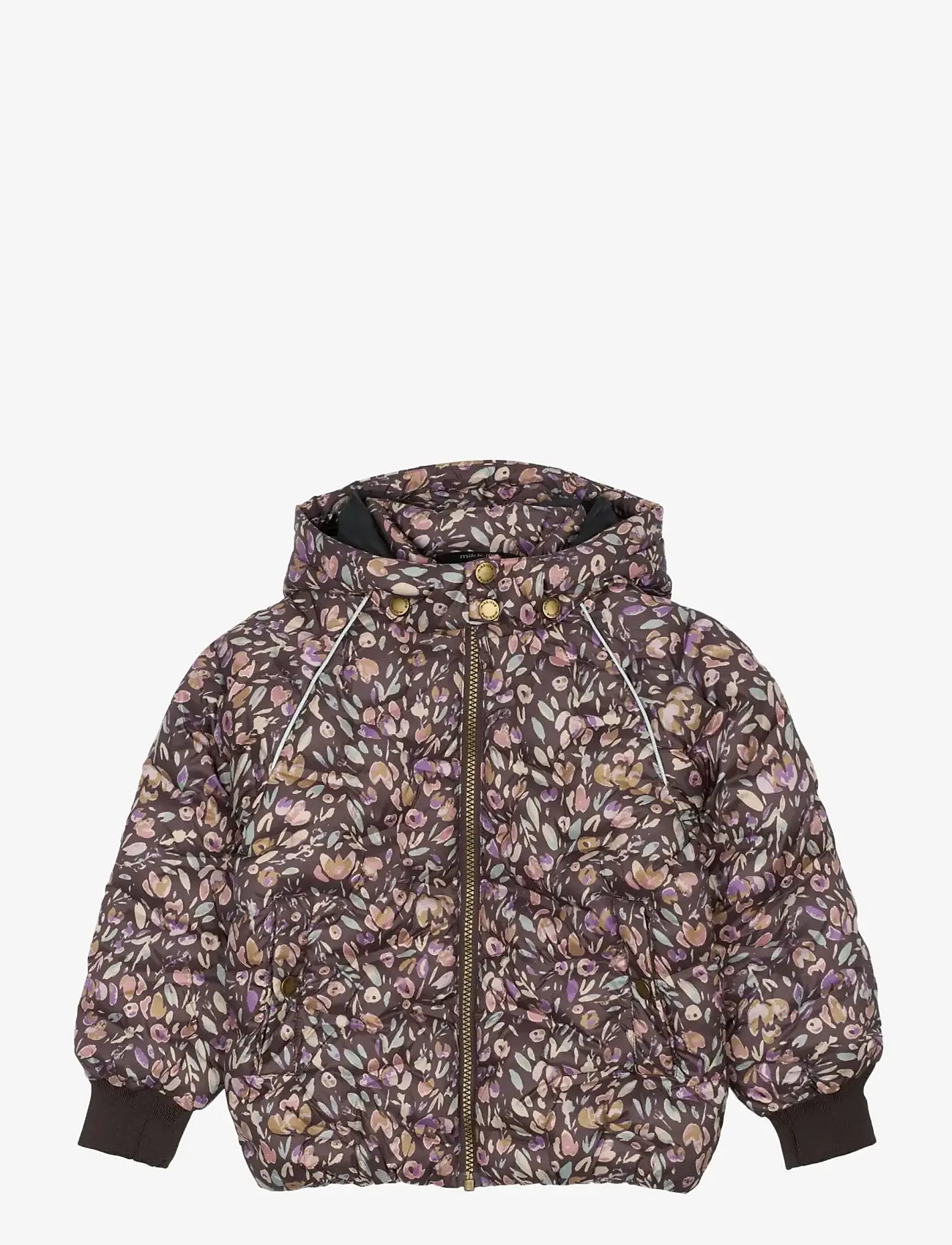 mikk-line - Puffer Jacket Aop - puffer & padded - raisin - 0