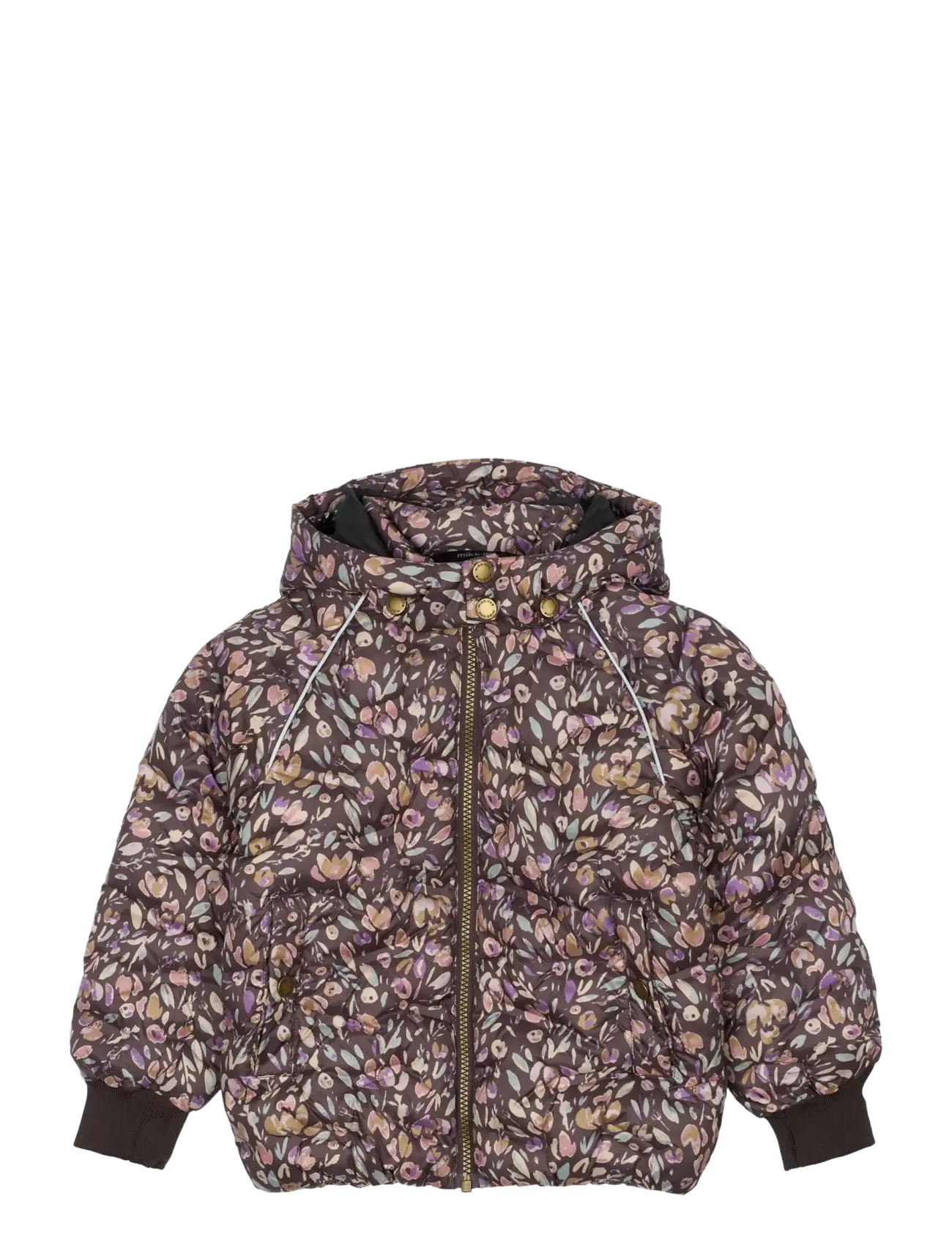 mikk-line Puffer Jacket Aop Rec. - Vinterjakker - RAISIN / multi
