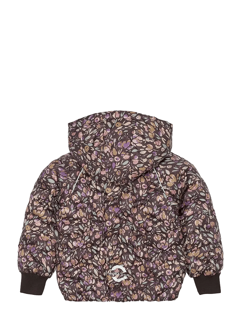 mikk-line - Puffer Jacket Aop - vinterjackor - raisin - 1