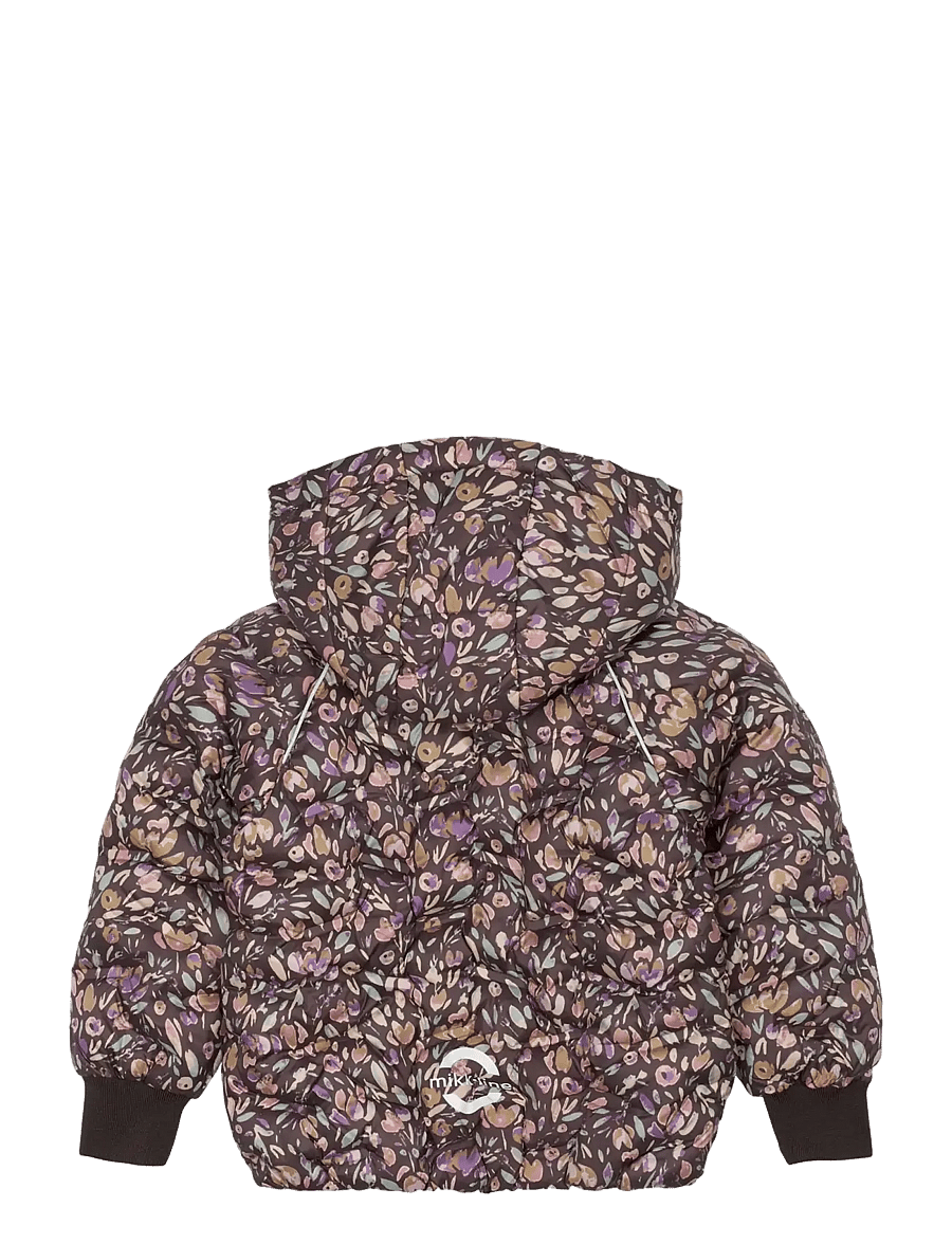 mikk-line - Puffer Jacket Aop - vinterjackor - raisin - 1