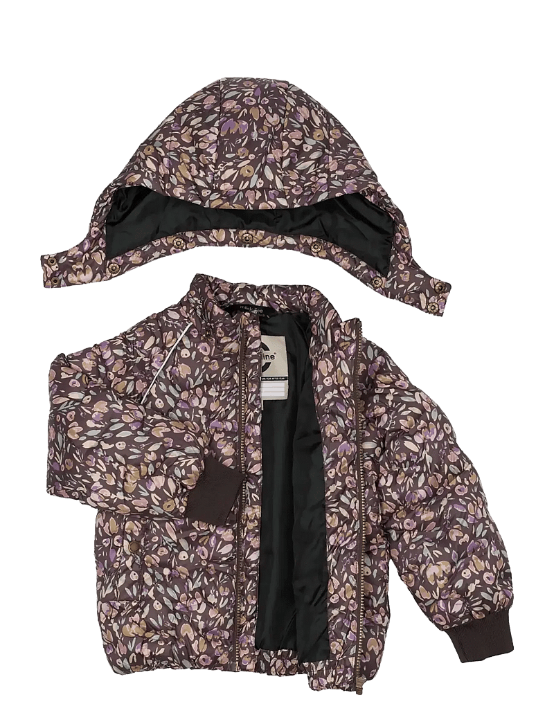 mikk-line - Puffer Jacket Aop - vinterjackor - raisin - 2