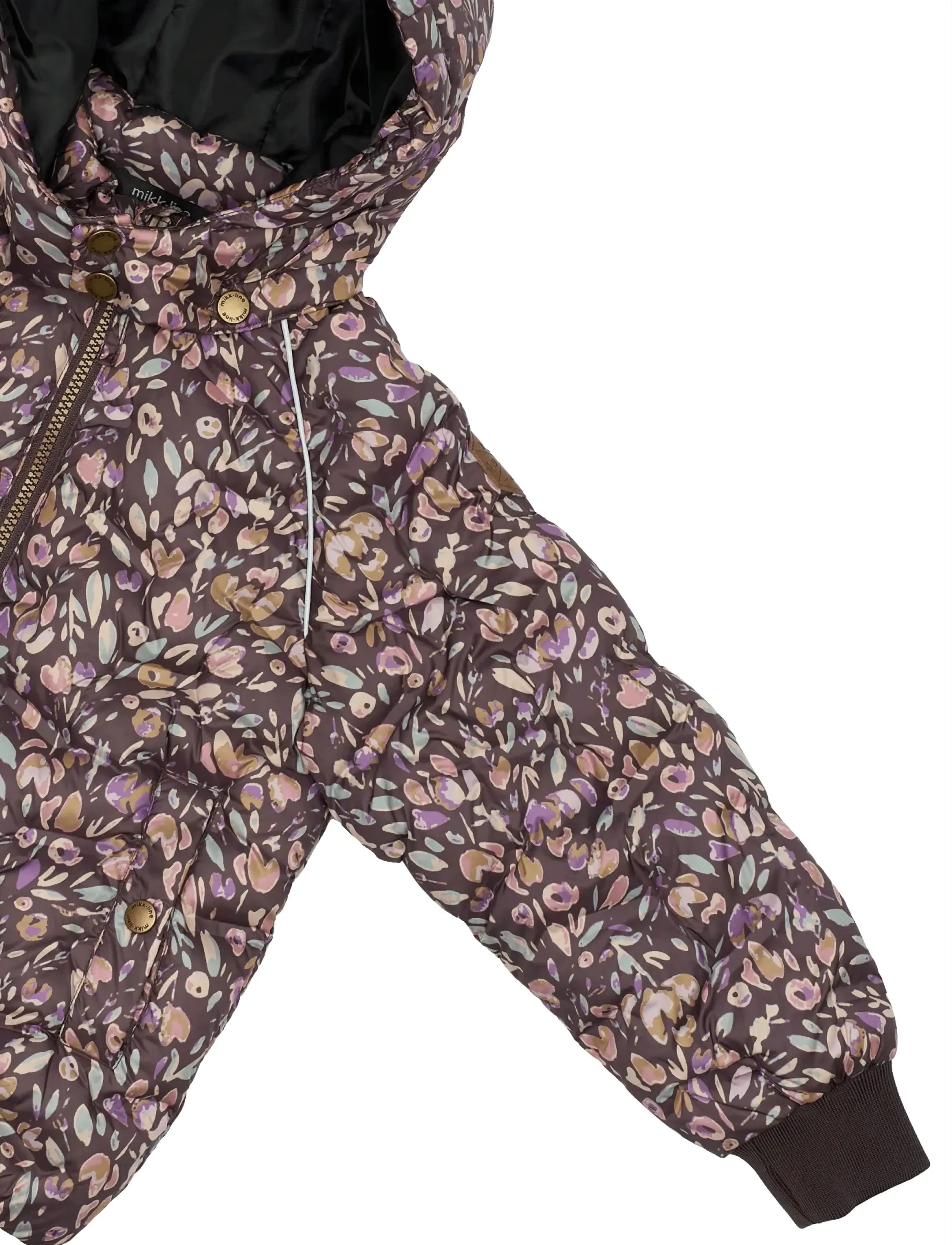 mikk-line - Puffer Jacket Aop - puhvis ja polsterdatud - raisin - 4
