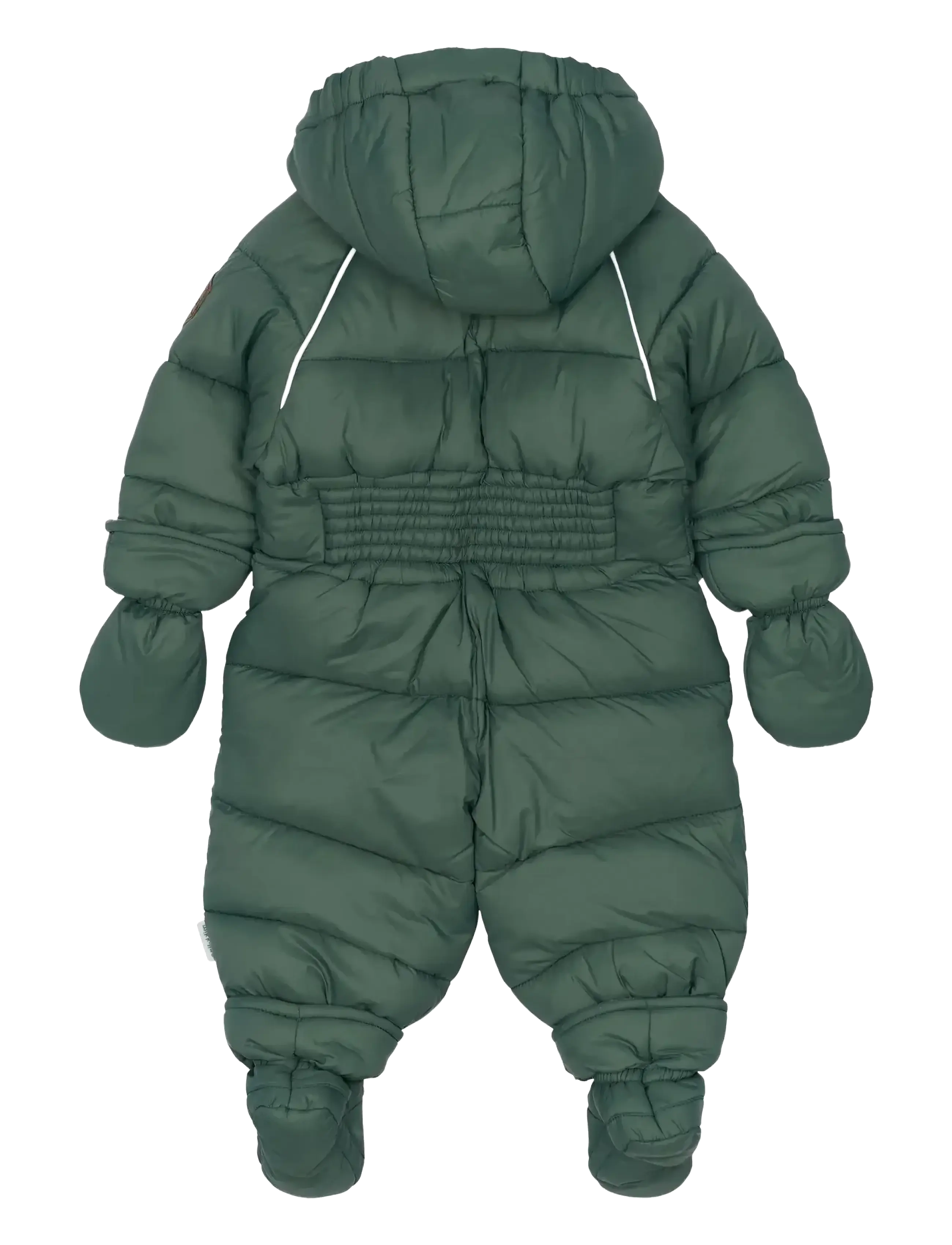 mikk-line - Puff Baby Suit w Acc Rec. - snowsuit - balsam green - 2