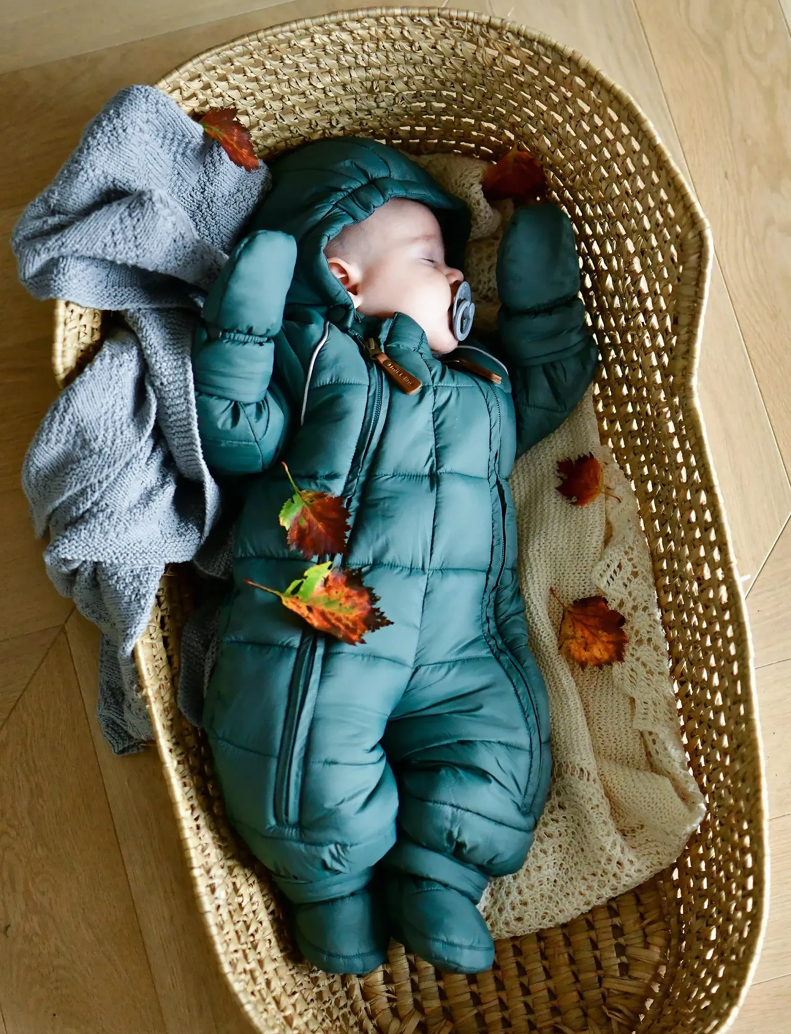 mikk-line Puff Baby Suit W Acc Rec., 56, Green, Overalls > Overalls Og Sæt Til Sne-Ski, Børn
