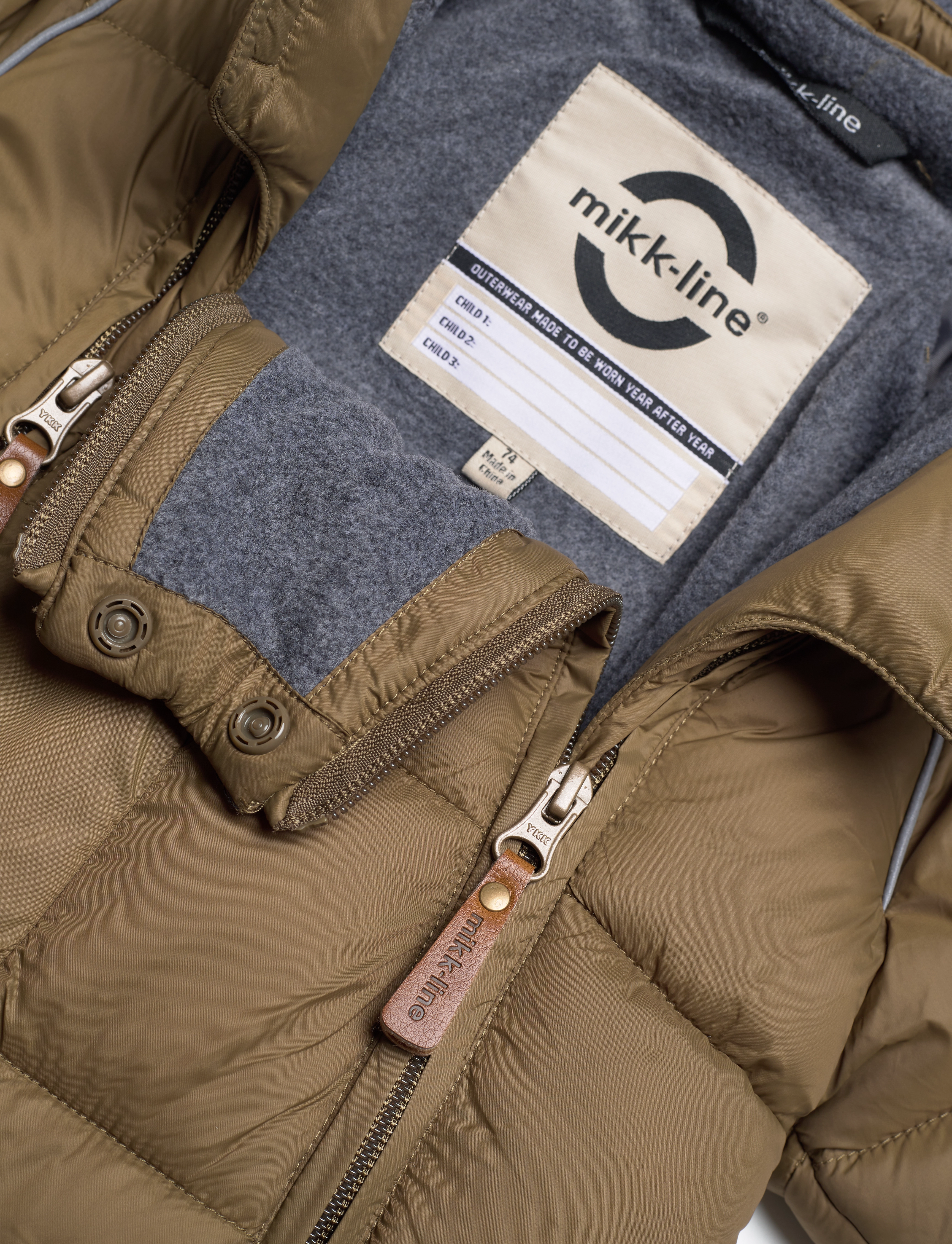 mikk-line - Puff Baby Suit w Acc Rec. - børn - beech - 2