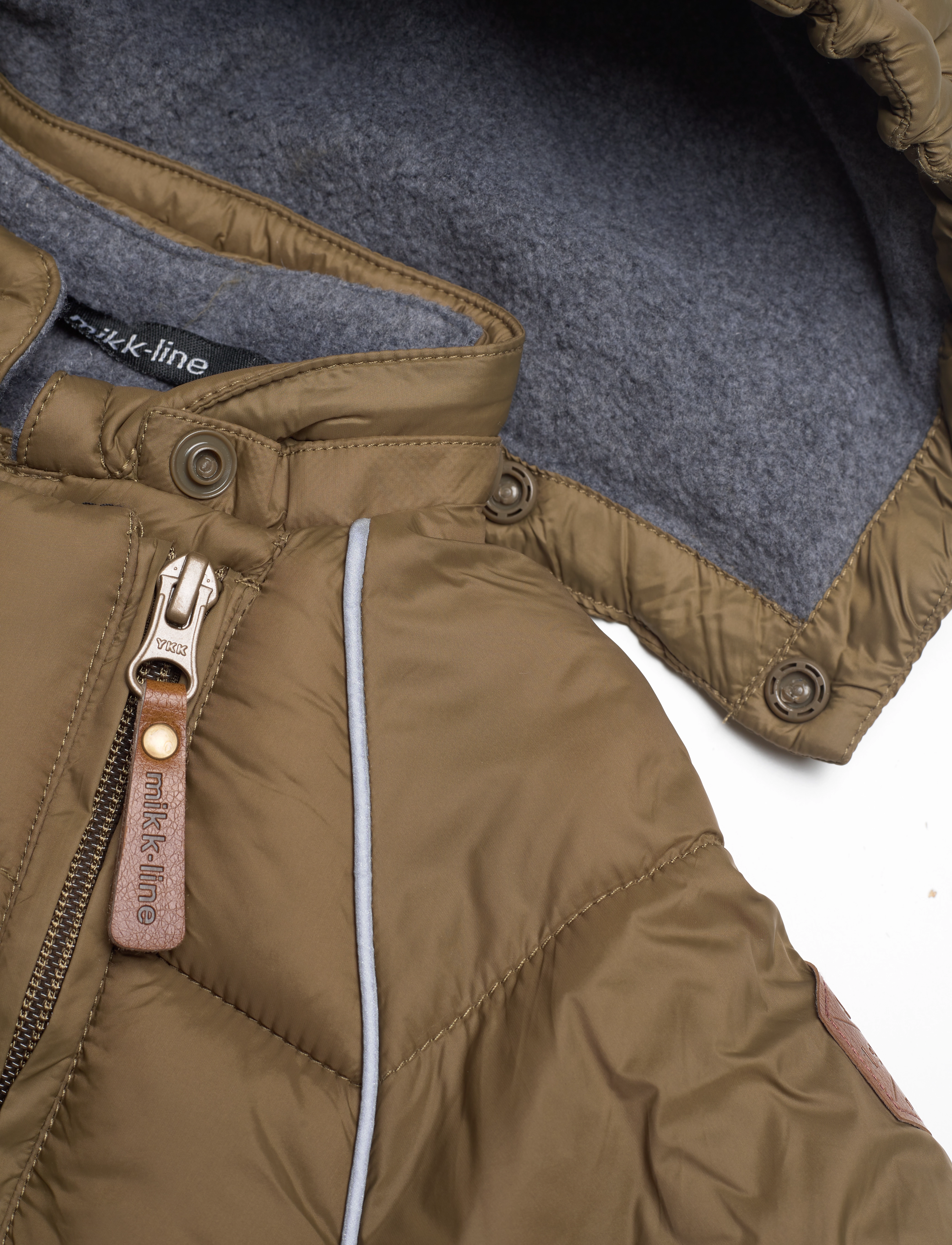 mikk-line - Puff Baby Suit w Acc Rec. - børn - beech - 3
