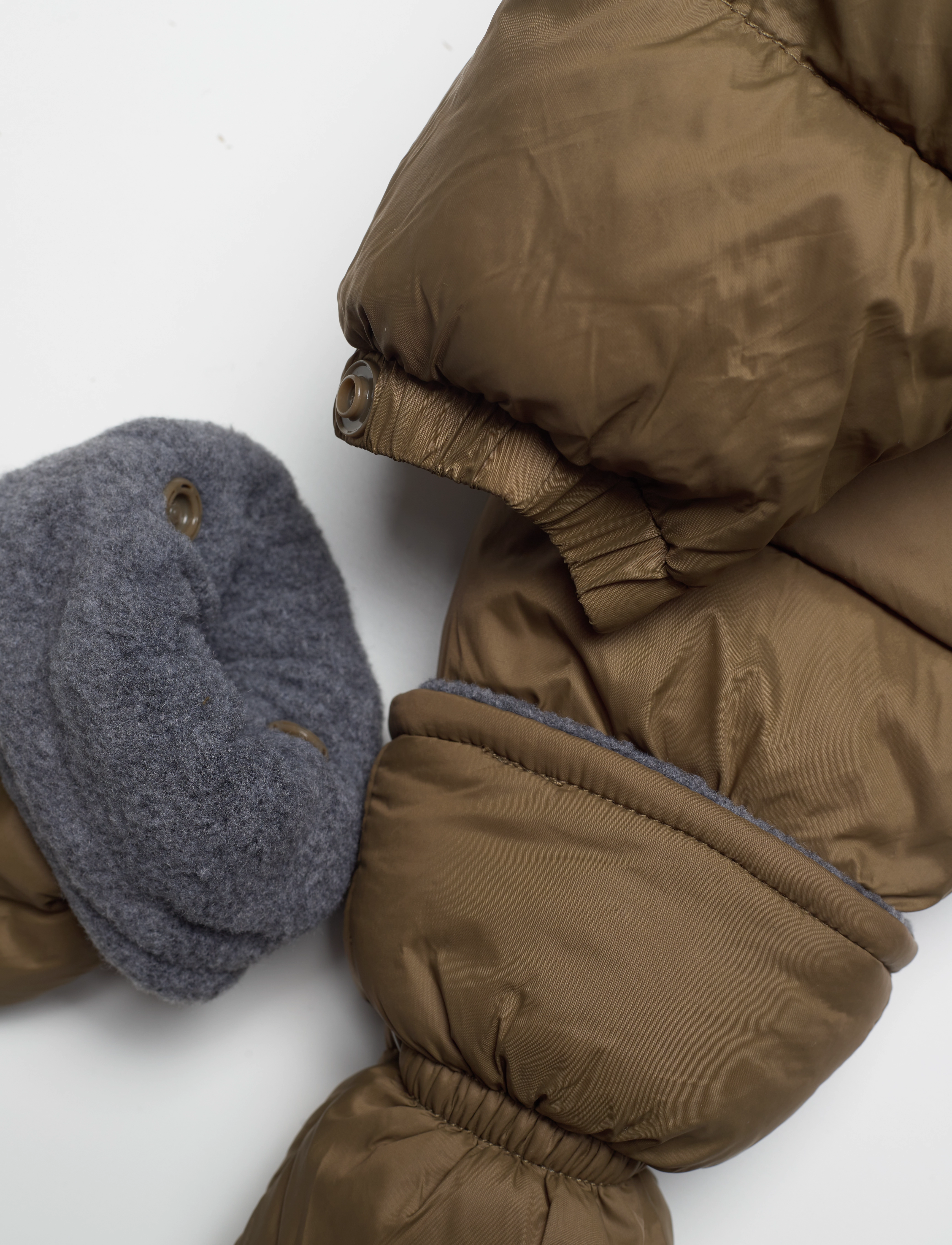 mikk-line - Puff Baby Suit w Acc Rec. - børn - beech - 5