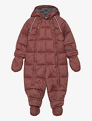 mikk-line - Puff Baby Suit w Acc Rec. - vinteroveraller - mink - 0