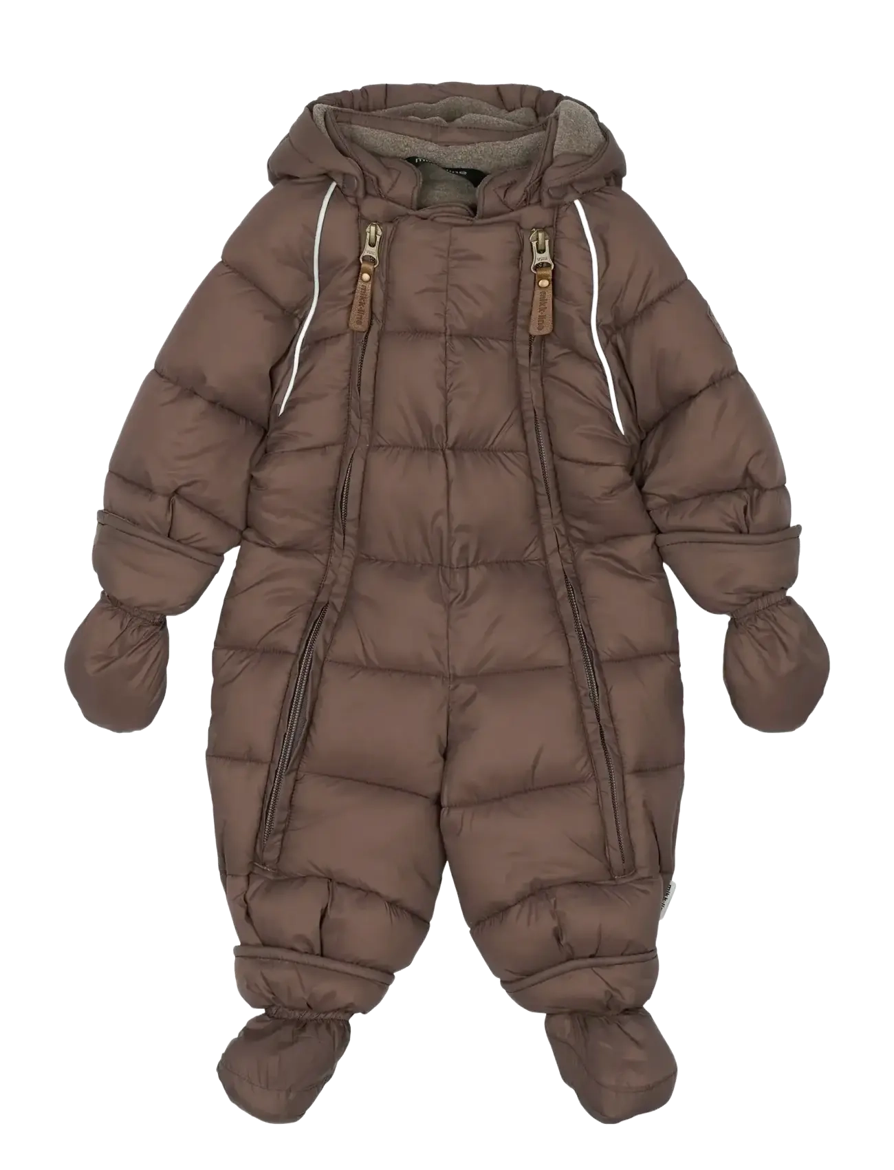 mikk-line Puff Baby Suit w Acc Rec. - Overaller - SPARROW / brown