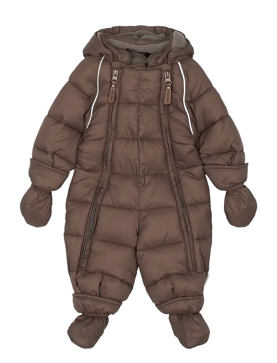 mikk-line - Puff Baby Suit w Acc Rec. - snowsuit - sparrow - 1