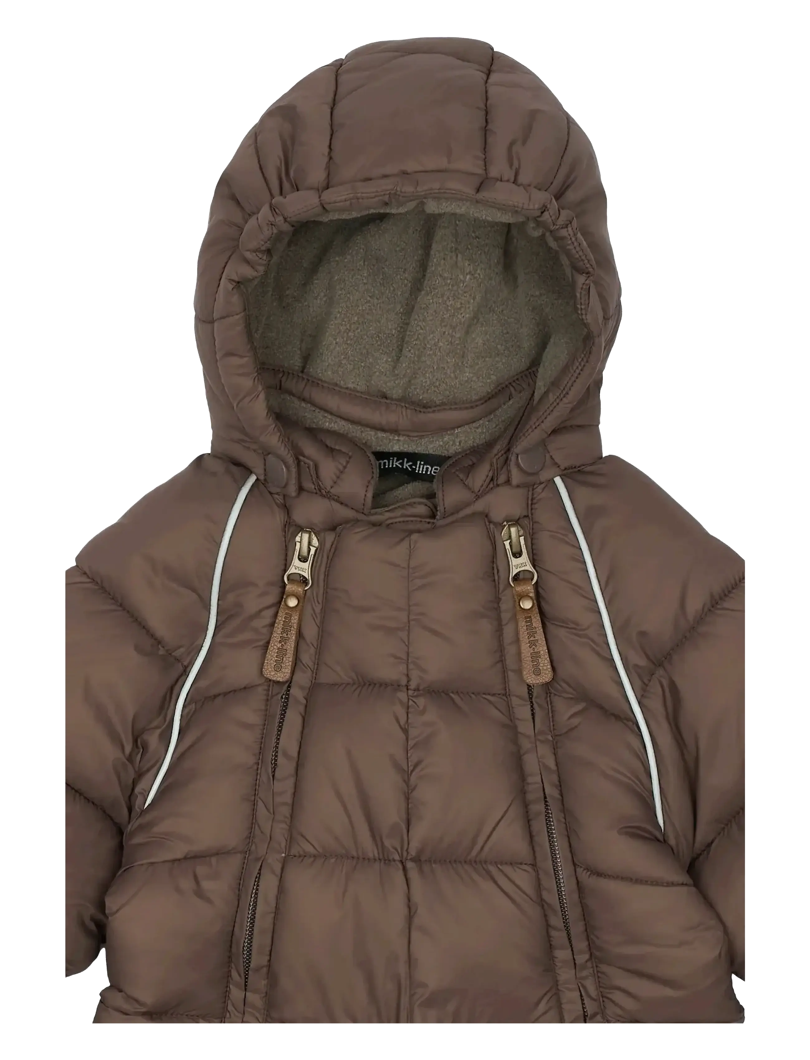 mikk-line - Puff Baby Suit w Acc Rec. - snowsuit - sparrow - 4