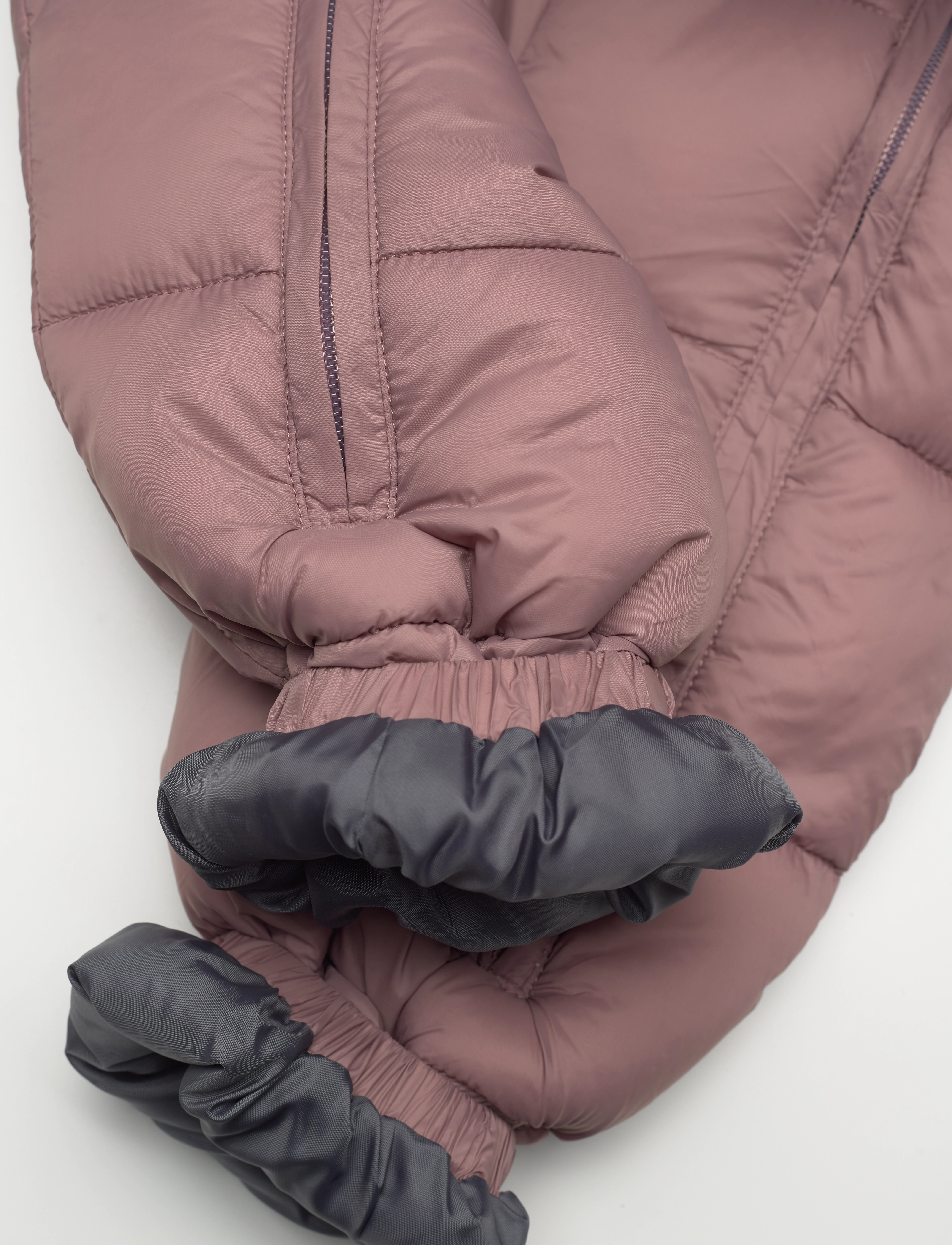 mikk-line - Puff Baby Suit w Acc Rec. - børn - twilight mauve - 5