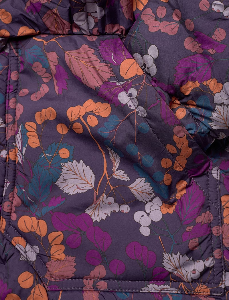 mikk-line - Long Puffer Jacket Aop Rec. - winterjacke - nightshade - 5