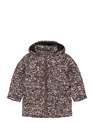 Long Puffer Jacket Aop Rec. - Dunjakker & Forede Jakker