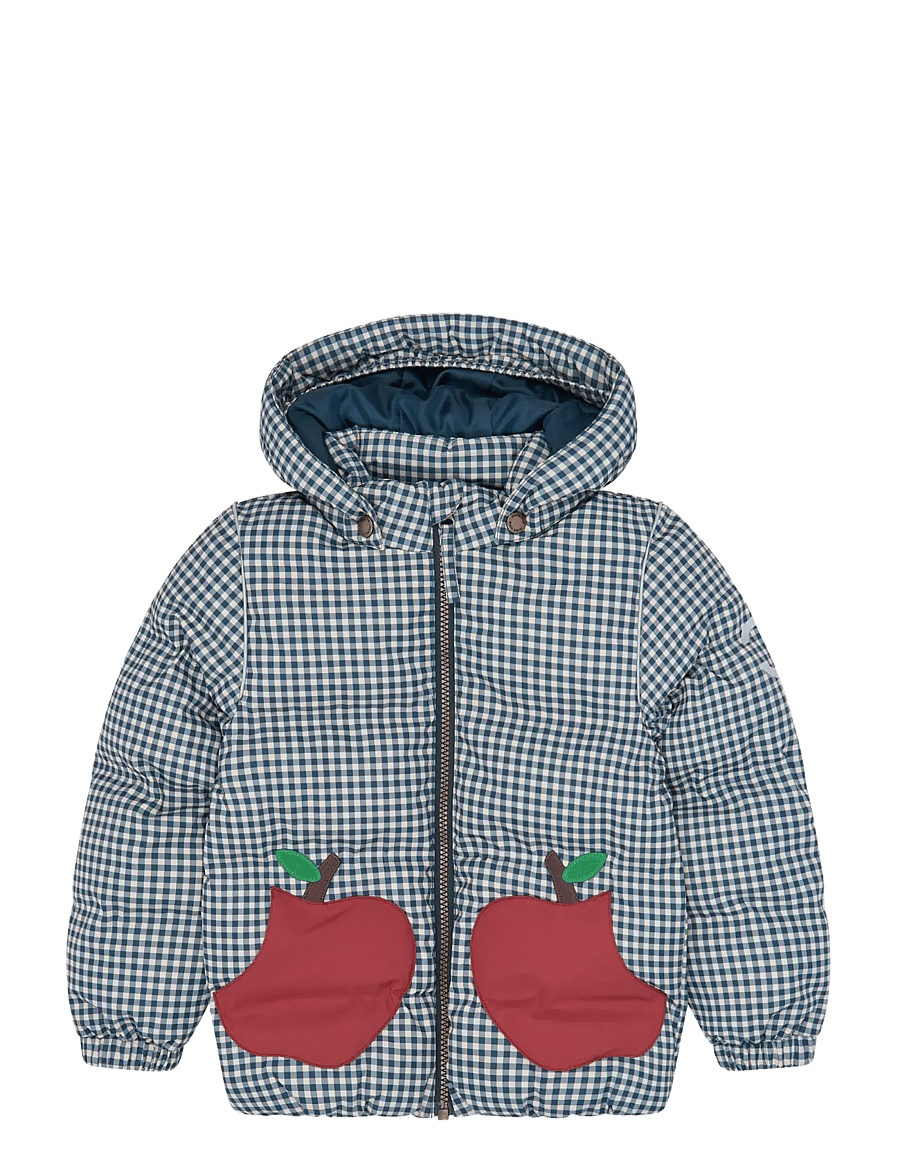 mikk-line - Puffer Jacket Apple. - winterjacke - check aop - 0