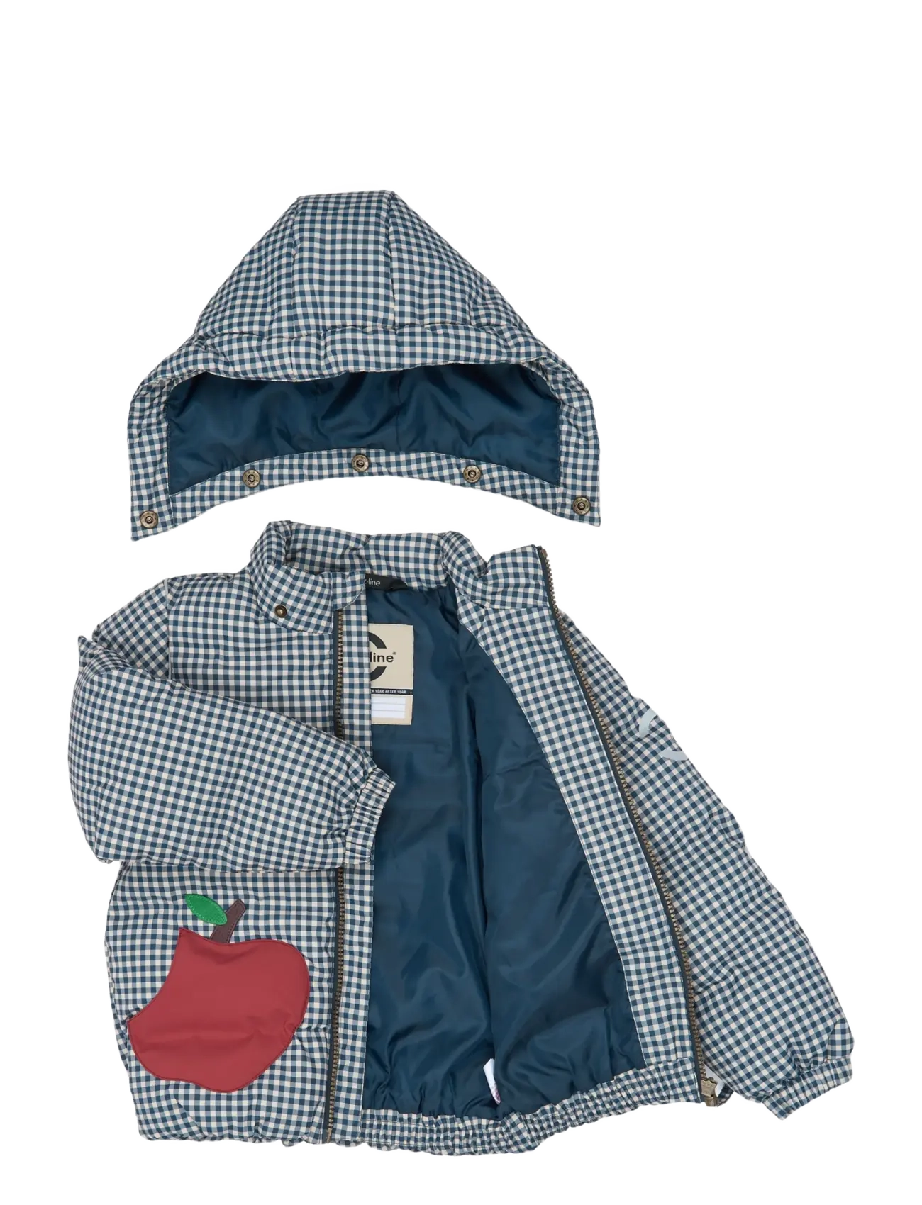 mikk-line - Puffer Jacket Apple. - winterjacke - check aop - 2