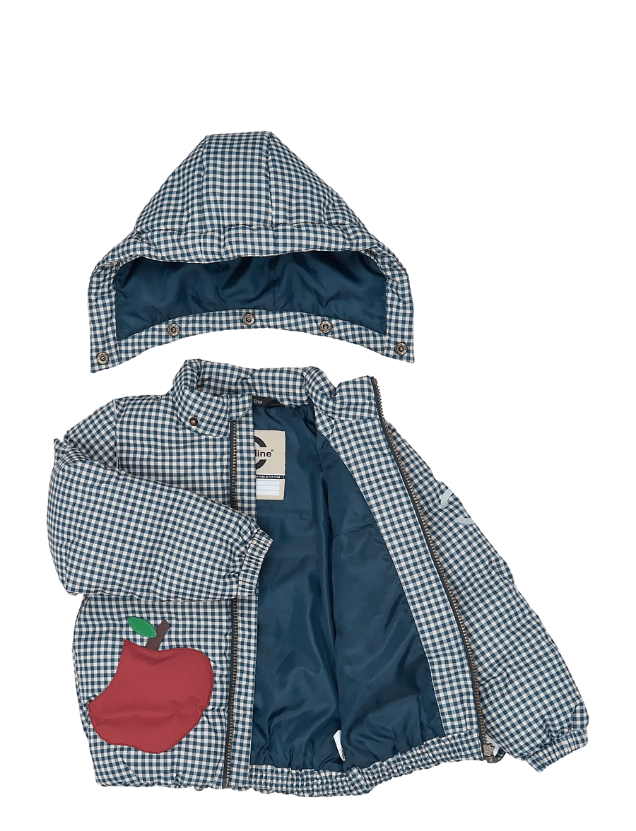 mikk-line - Puffer Jacket Apple. - winterjacke - check aop - 2