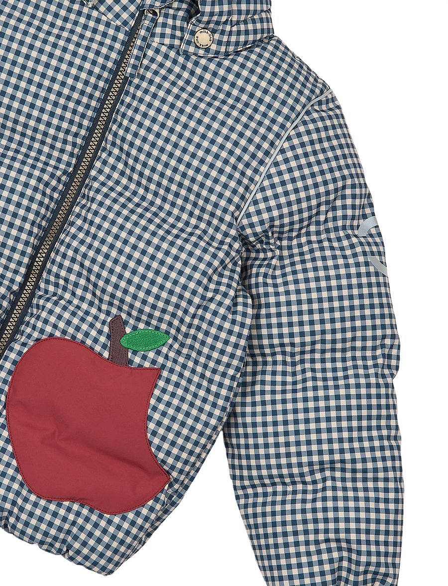 mikk-line - Puffer Jacket Apple. - winterjacke - check aop - 4