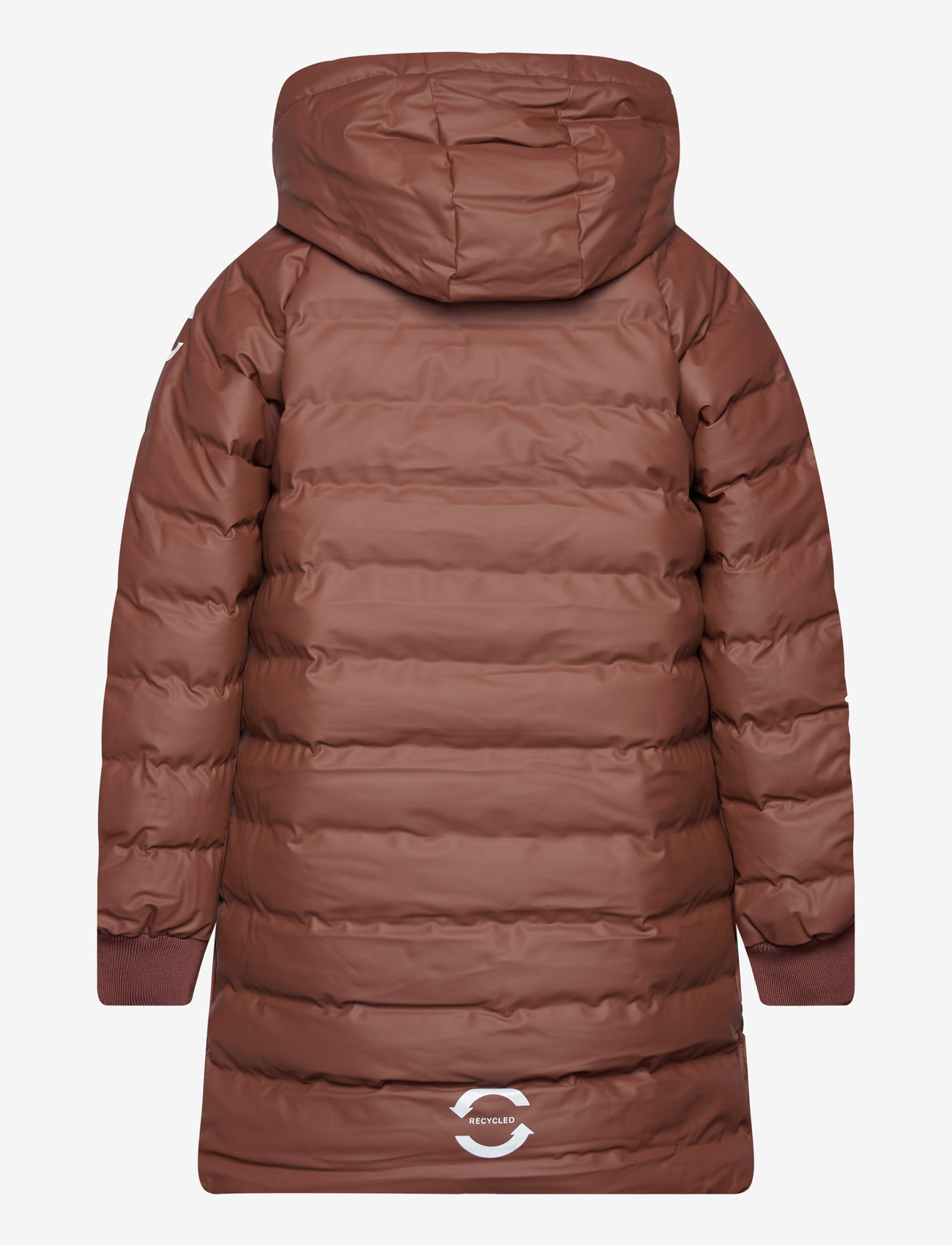 mikk-line - PU Puff Long Jacket Rec. - daunen-& steppjacken - mink - 1