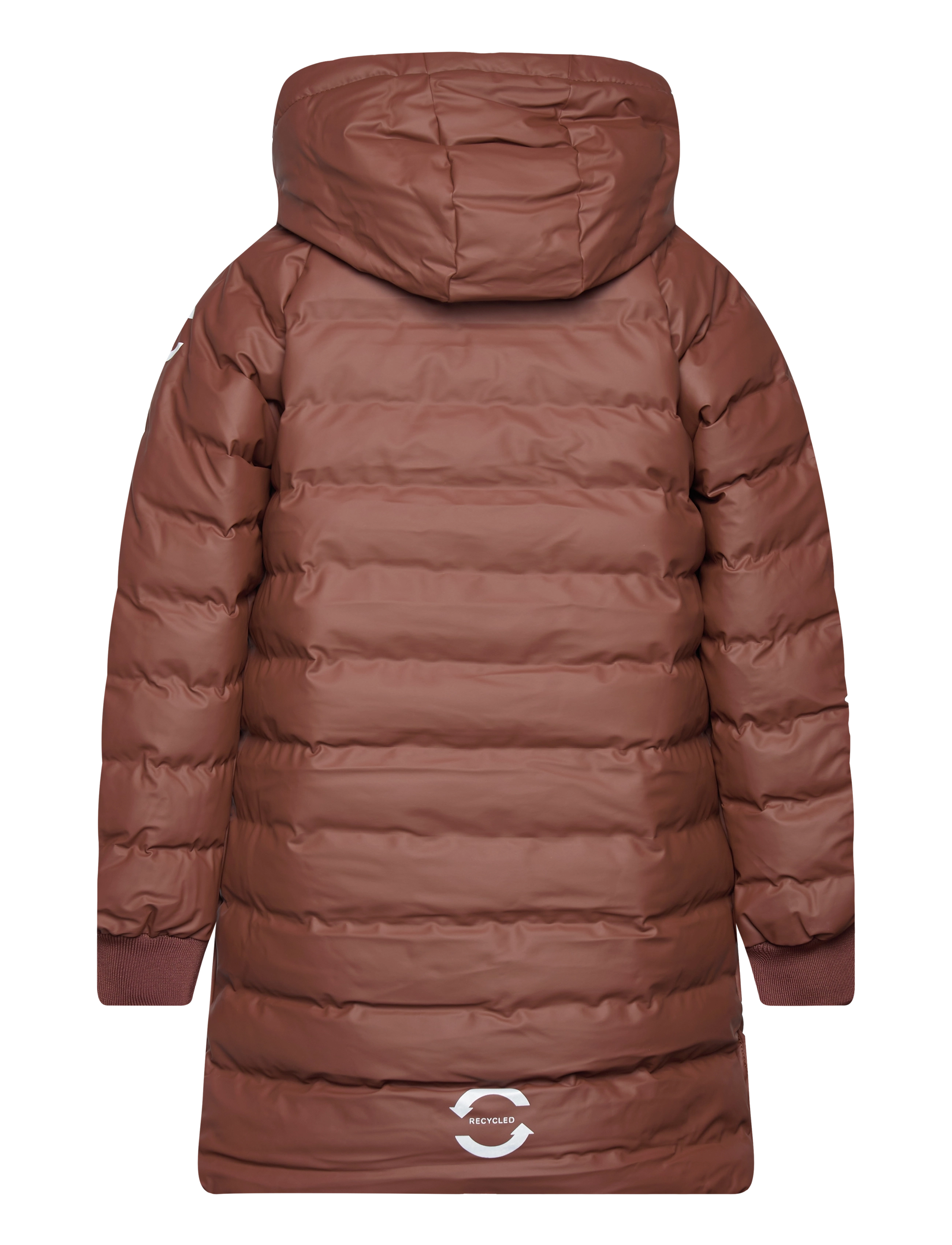 mikk-line - PU Puff Long Jacket Rec. - dunjakker & forede jakker - mink - 1