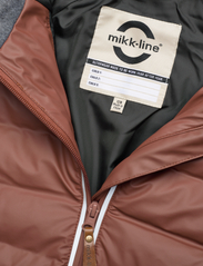 mikk-line - PU Puff Long Jacket Rec. - dunjakker og fôrede jakker - mink - 2