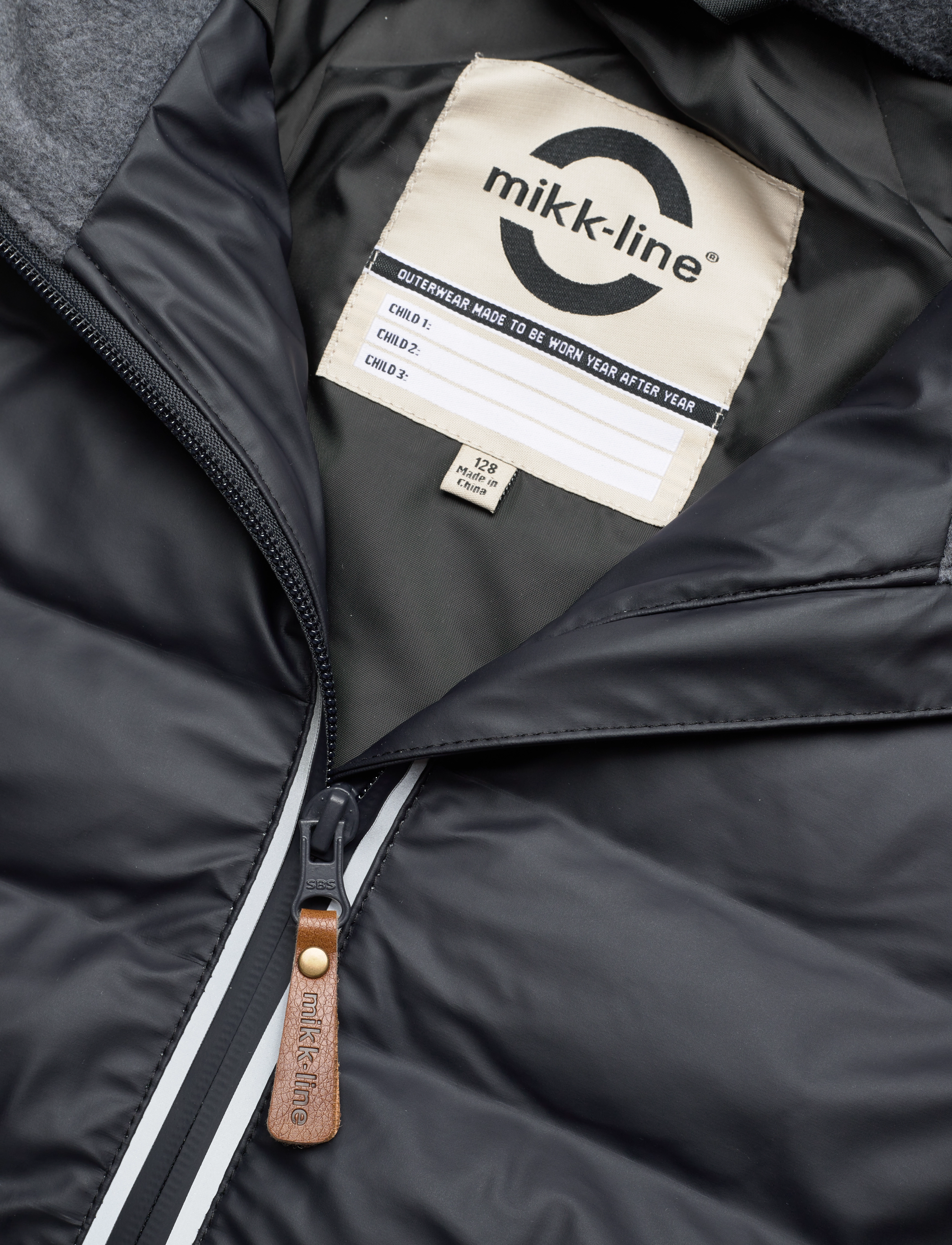 mikk-line - PU Puff Jacket - daunen-& steppjacken - dark navy - 2