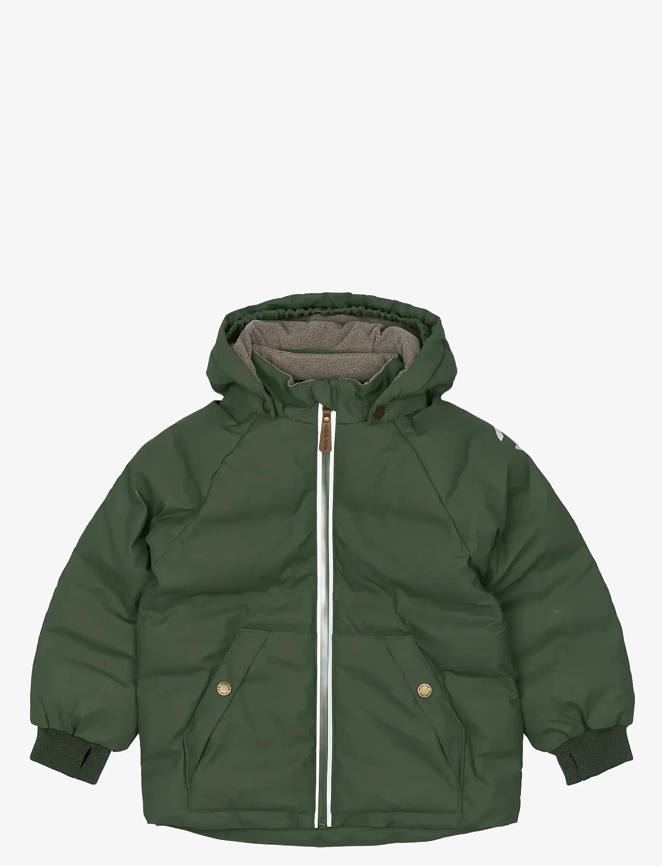 mikk-line - PU Puff Jacket Rec. - daunen-& steppjacken - thyme - 0