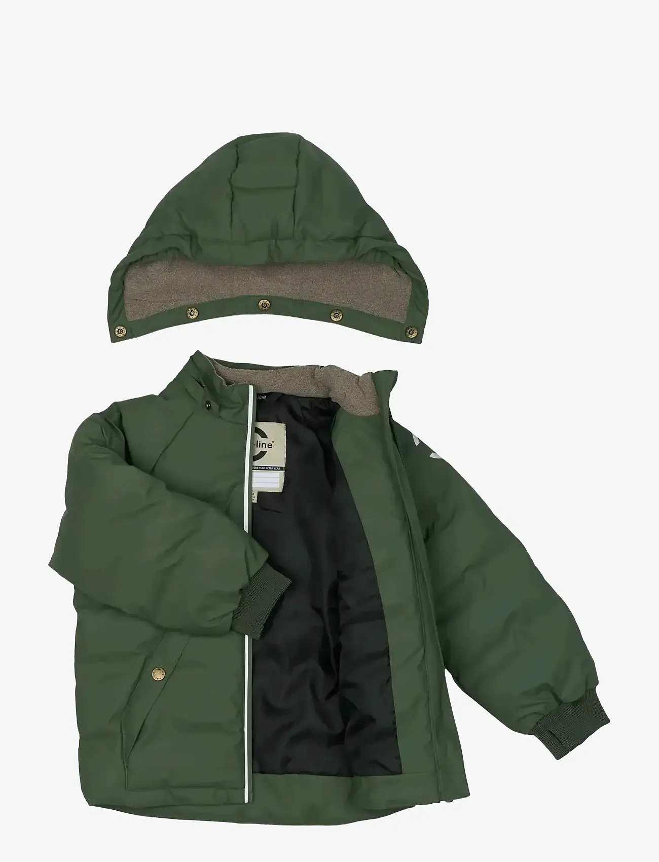 mikk-line - PU Puff Jacket Rec. - daunen-& steppjacken - thyme - 2