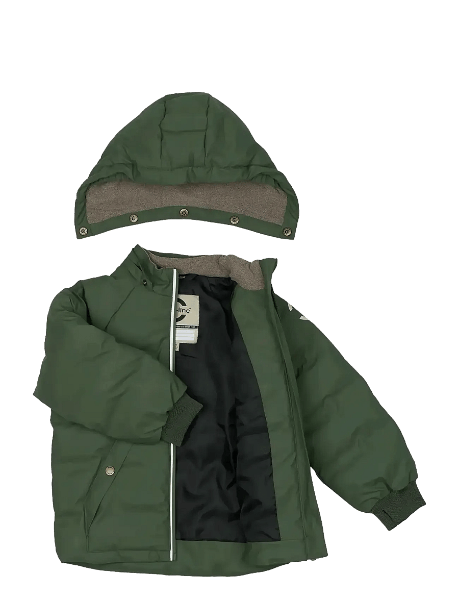 mikk-line - PU Puff Jacket - winterjas - thyme - 2