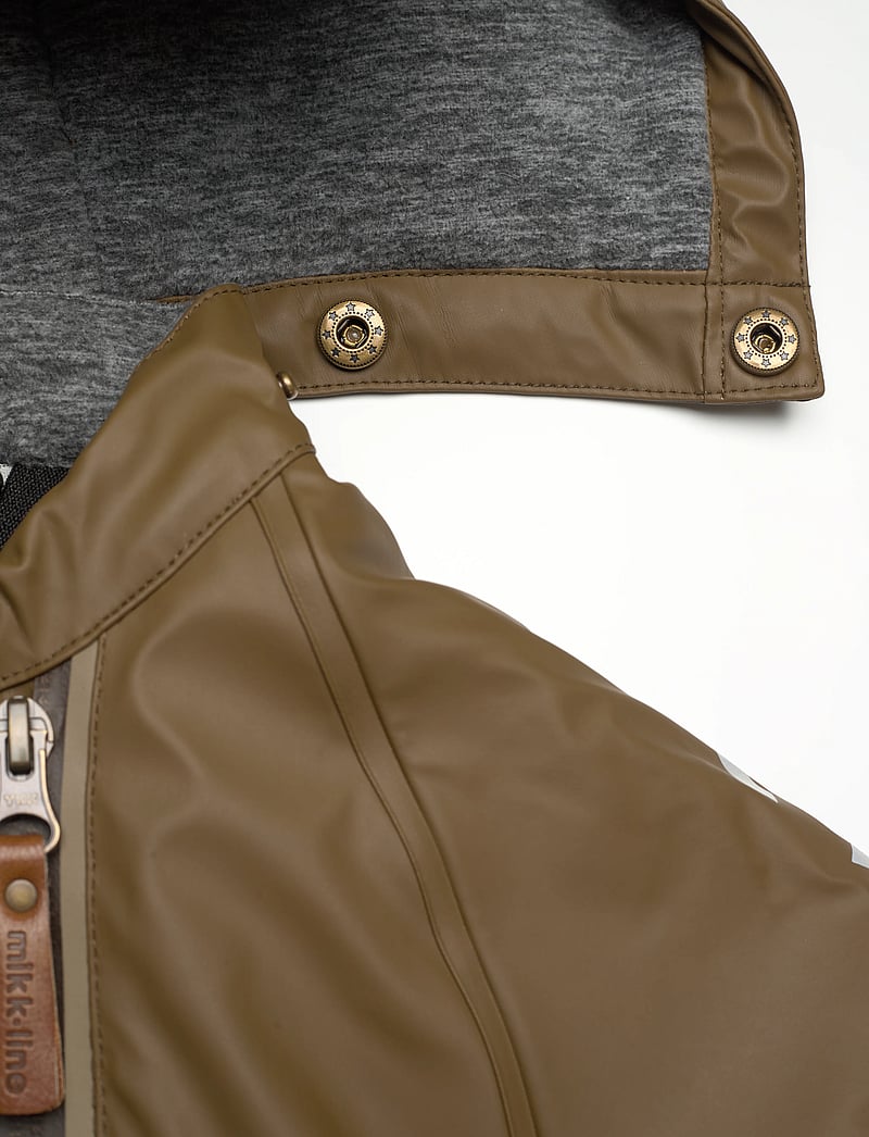 mikk-line - PU Snow Suit 2 Zip Recycled - snowsuit - beech - 3