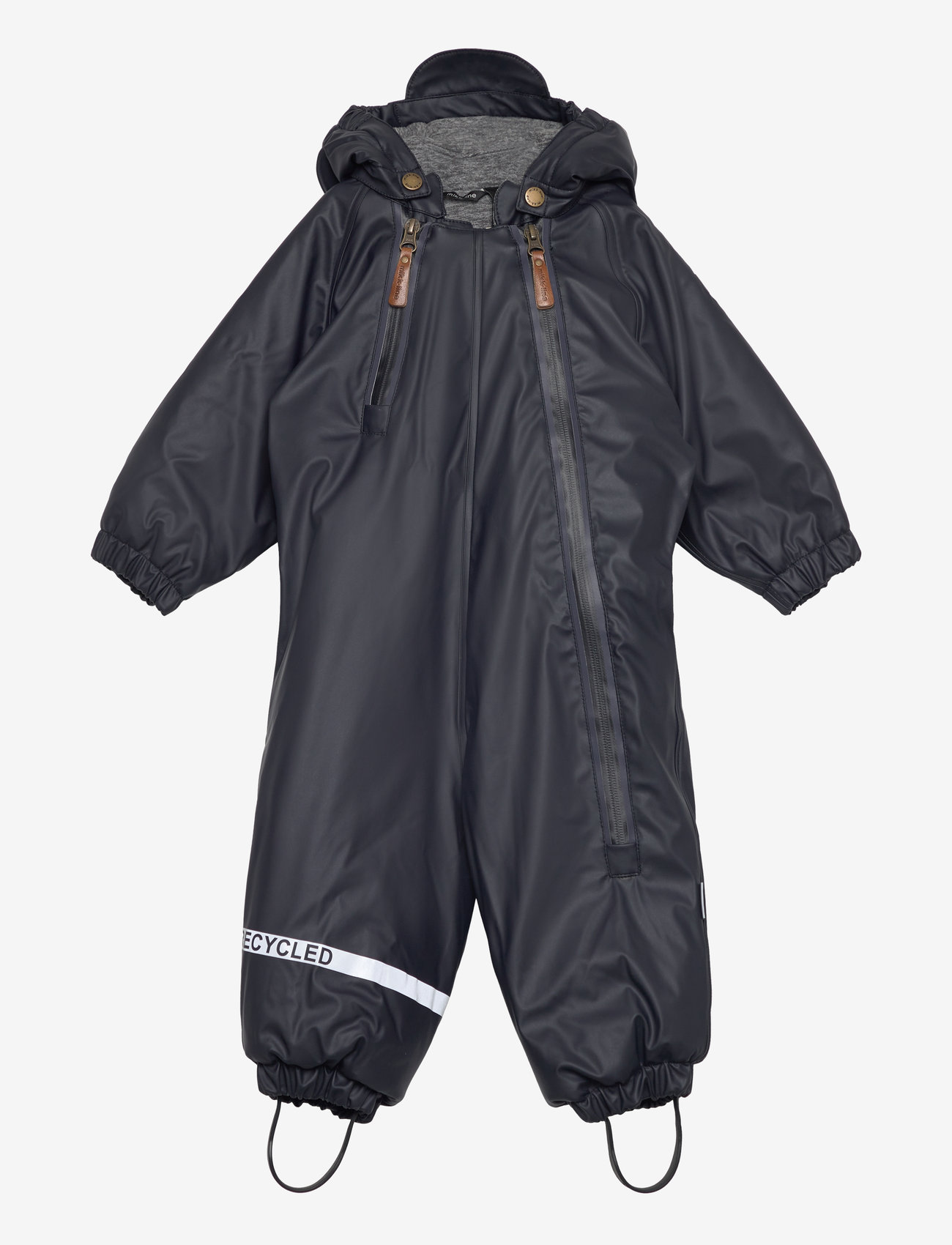 mikk-line - PU Snow Suit 2 Zip Recycled - vinteroveraller - dark navy - 0