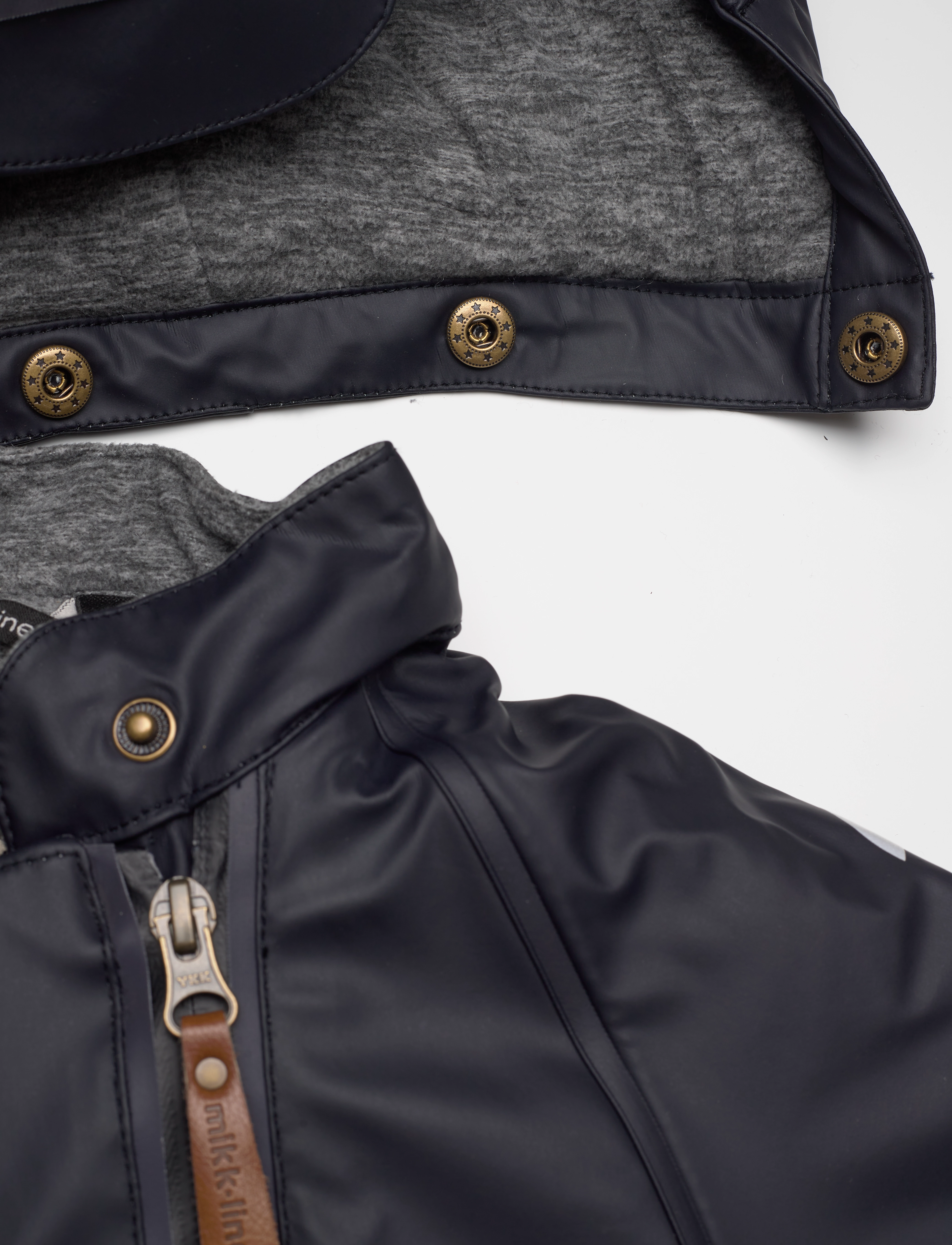 mikk-line - PU Snow Suit 2 Zip Recycled - overtøj - dark navy - 3
